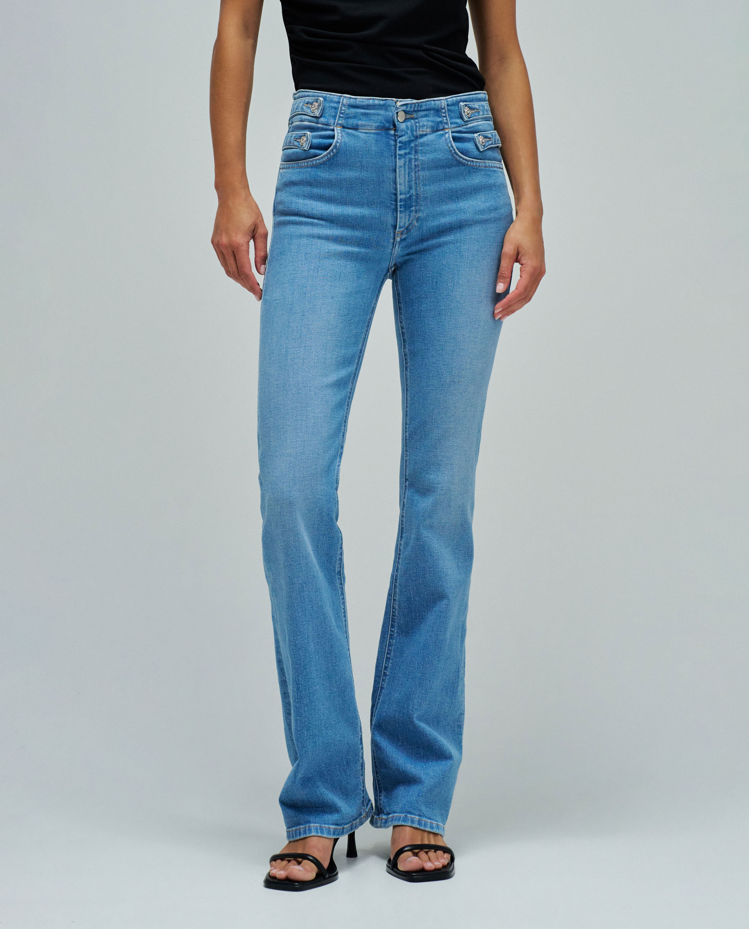 Jeans Destiny Push Up Bootcut Azul-5