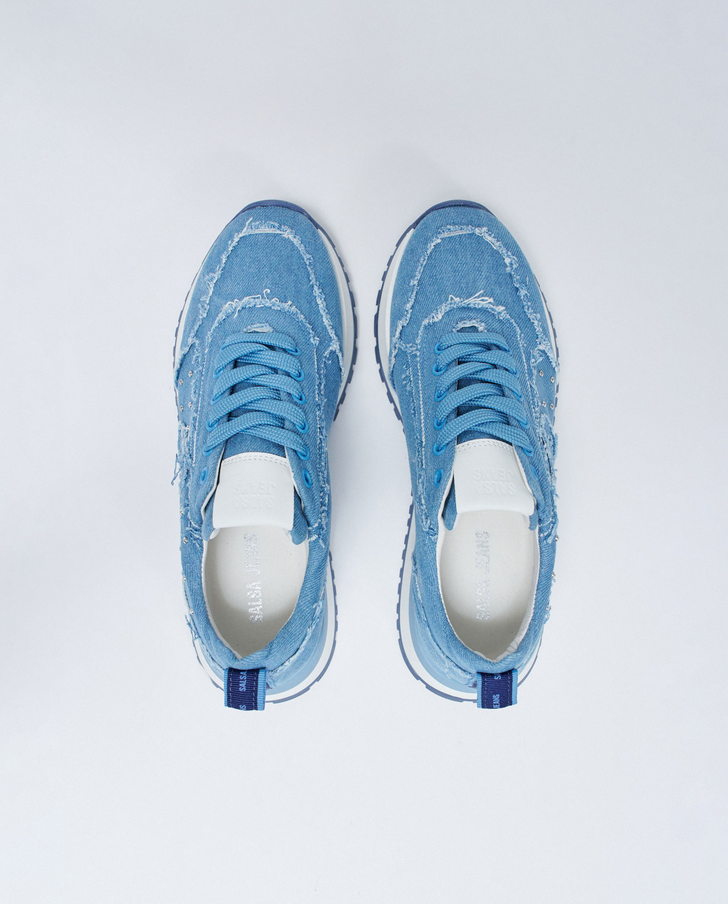 Sapatilhas Básicas de Denim Azul denim-4