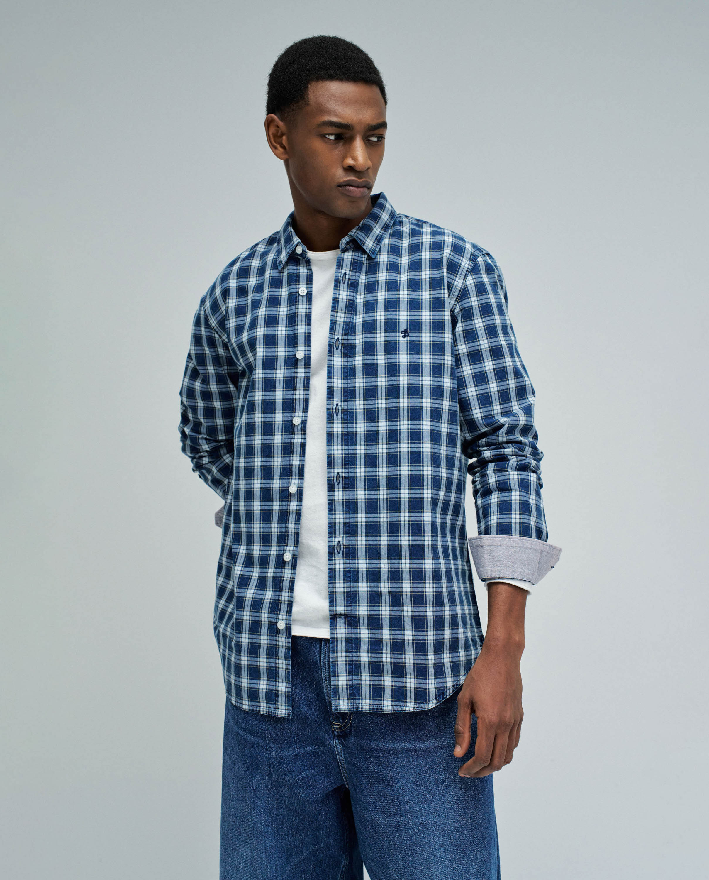Imagem 0 de Camisa com Estampado Aos Quadrados