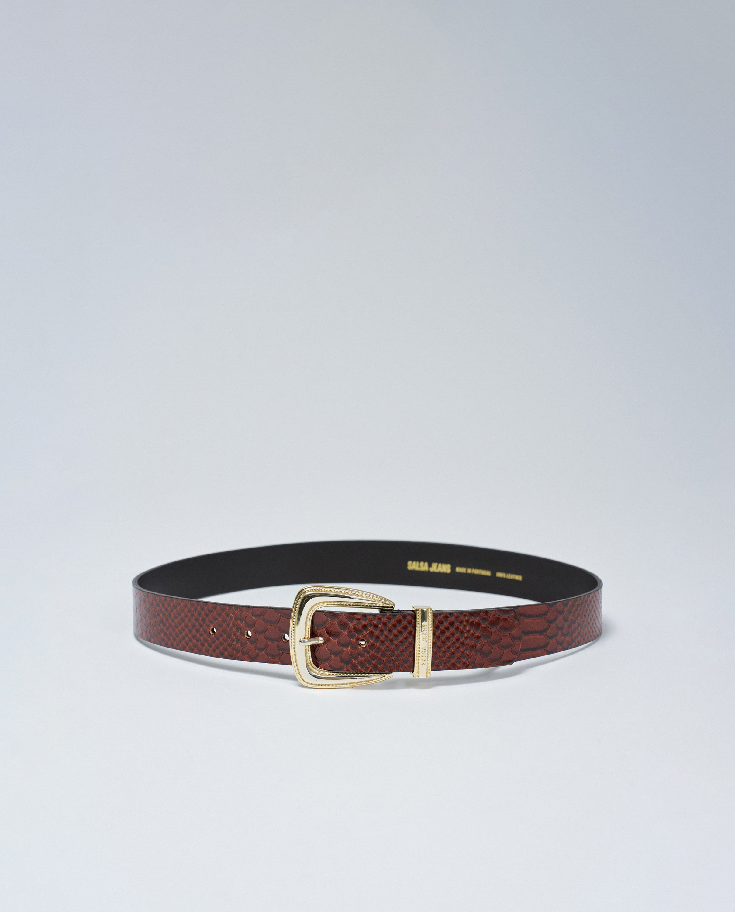 Imagem 0 de Cinto de Pele Efeito Crocodilo