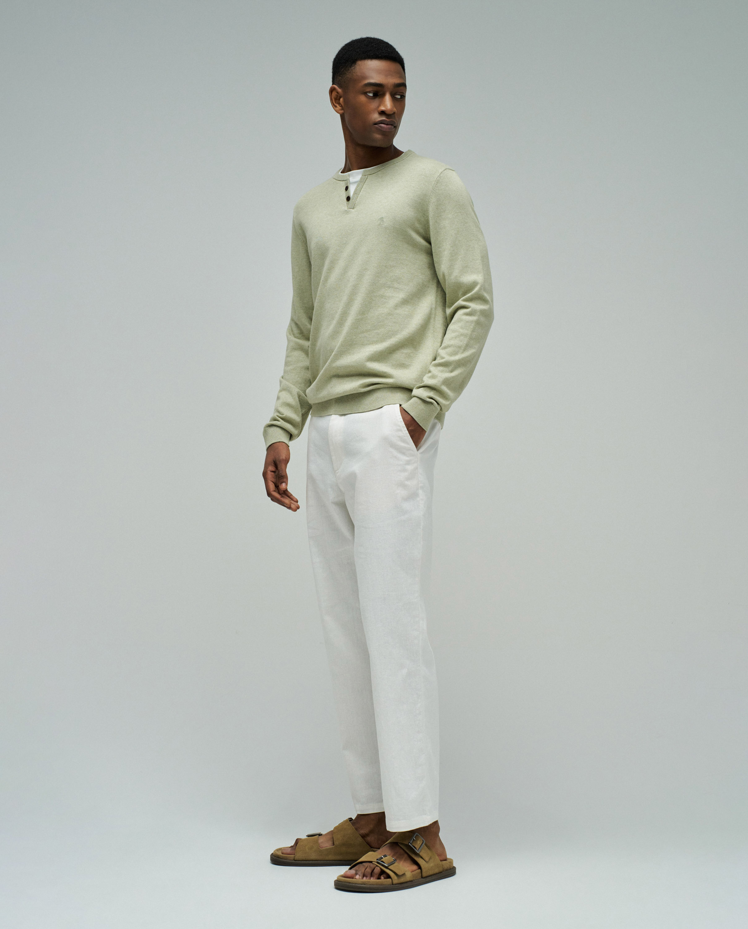 T-shirt de Malha Verde-2