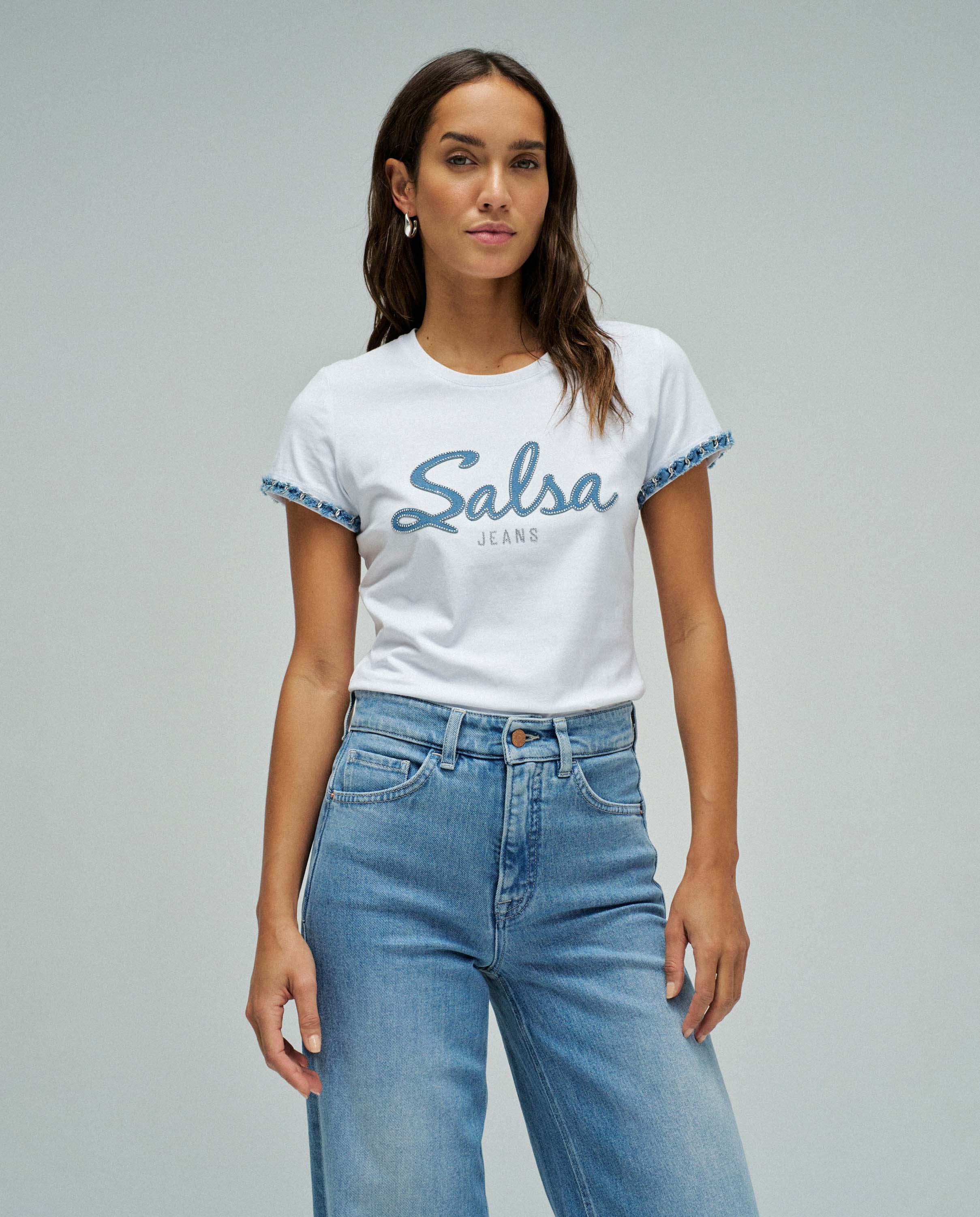Imagem 0 de T-shirt com Branding Slim Fit