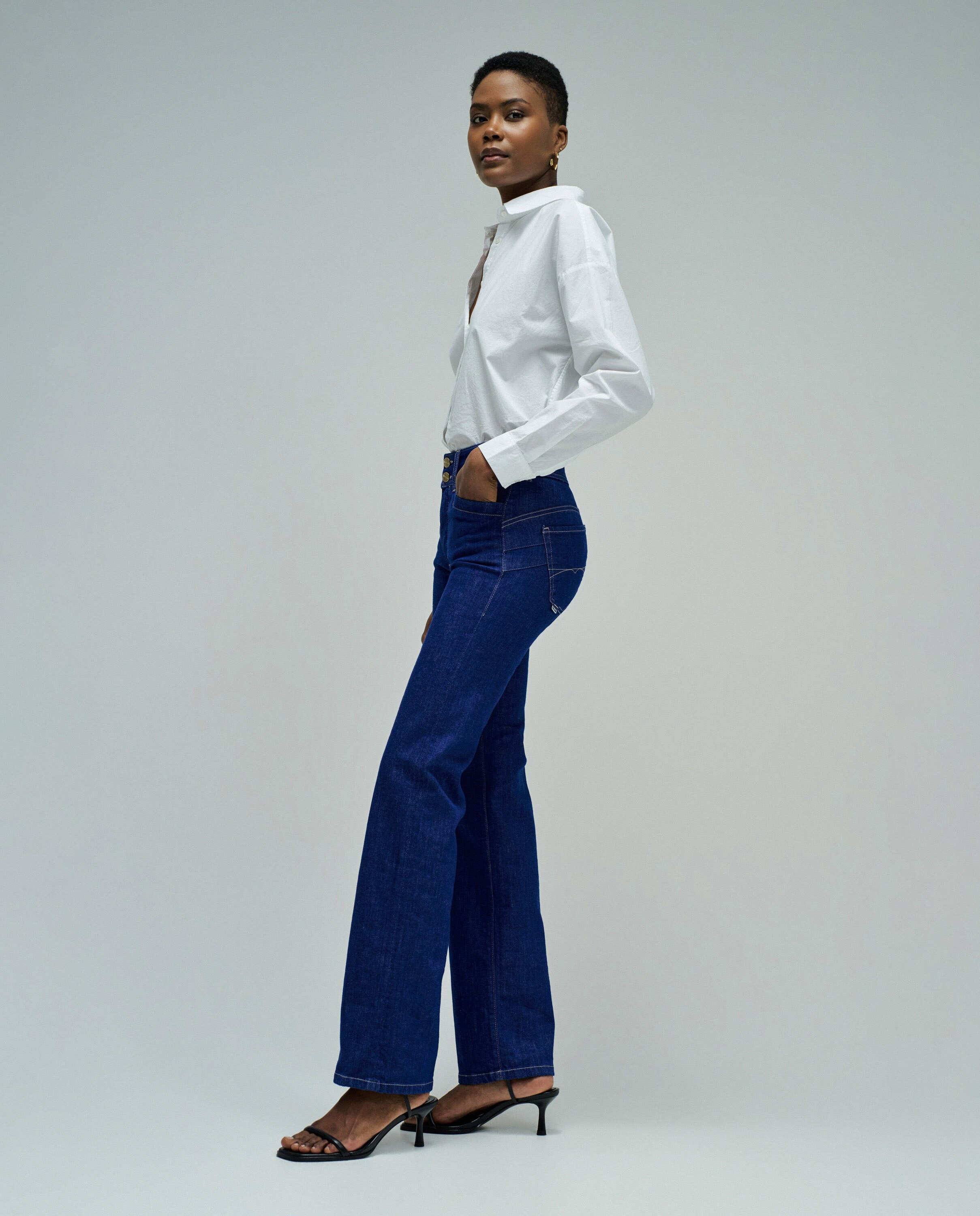 Jeans Secret Push In Straight Azul-2