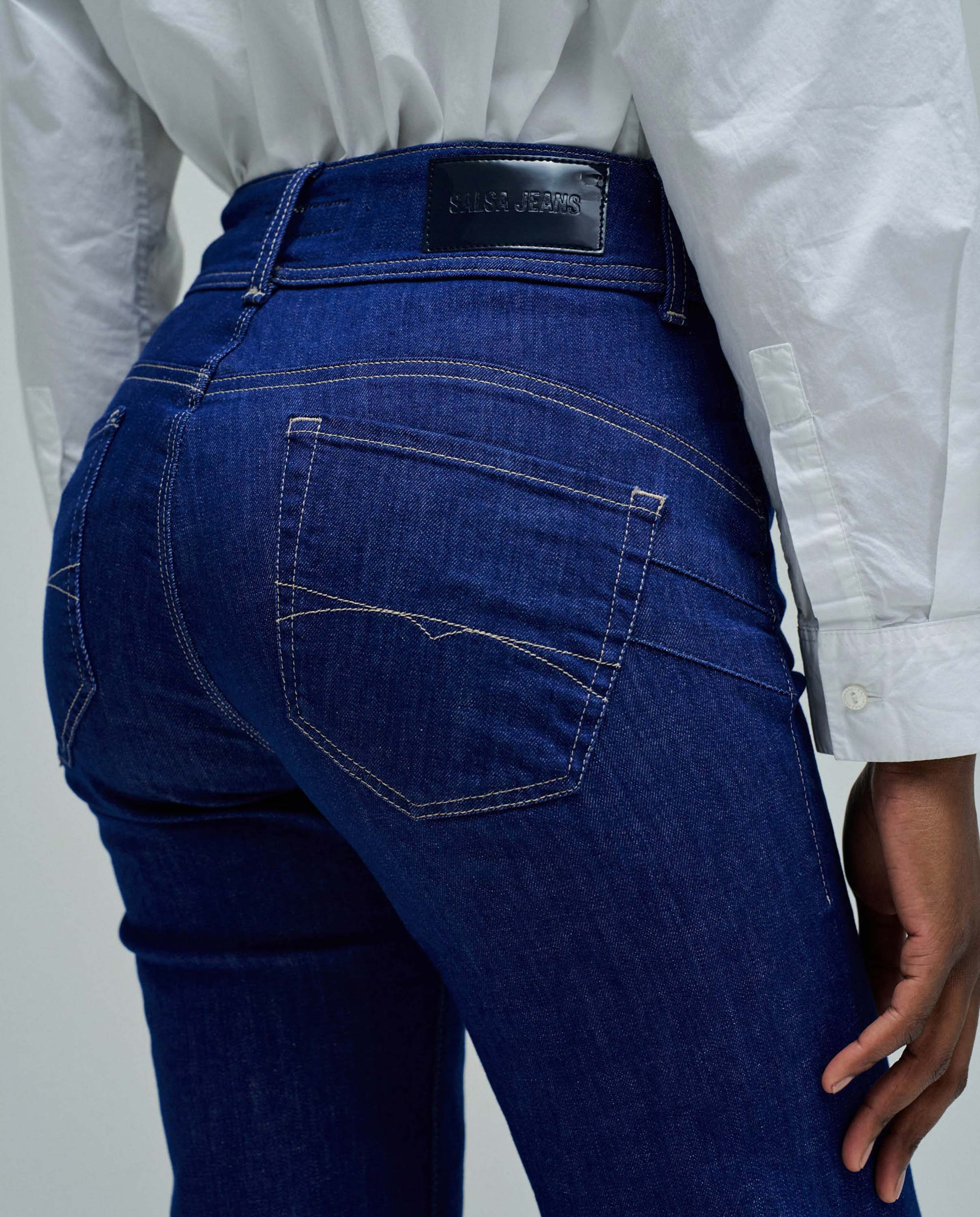 Jeans Secret Push In Straight Azul-4