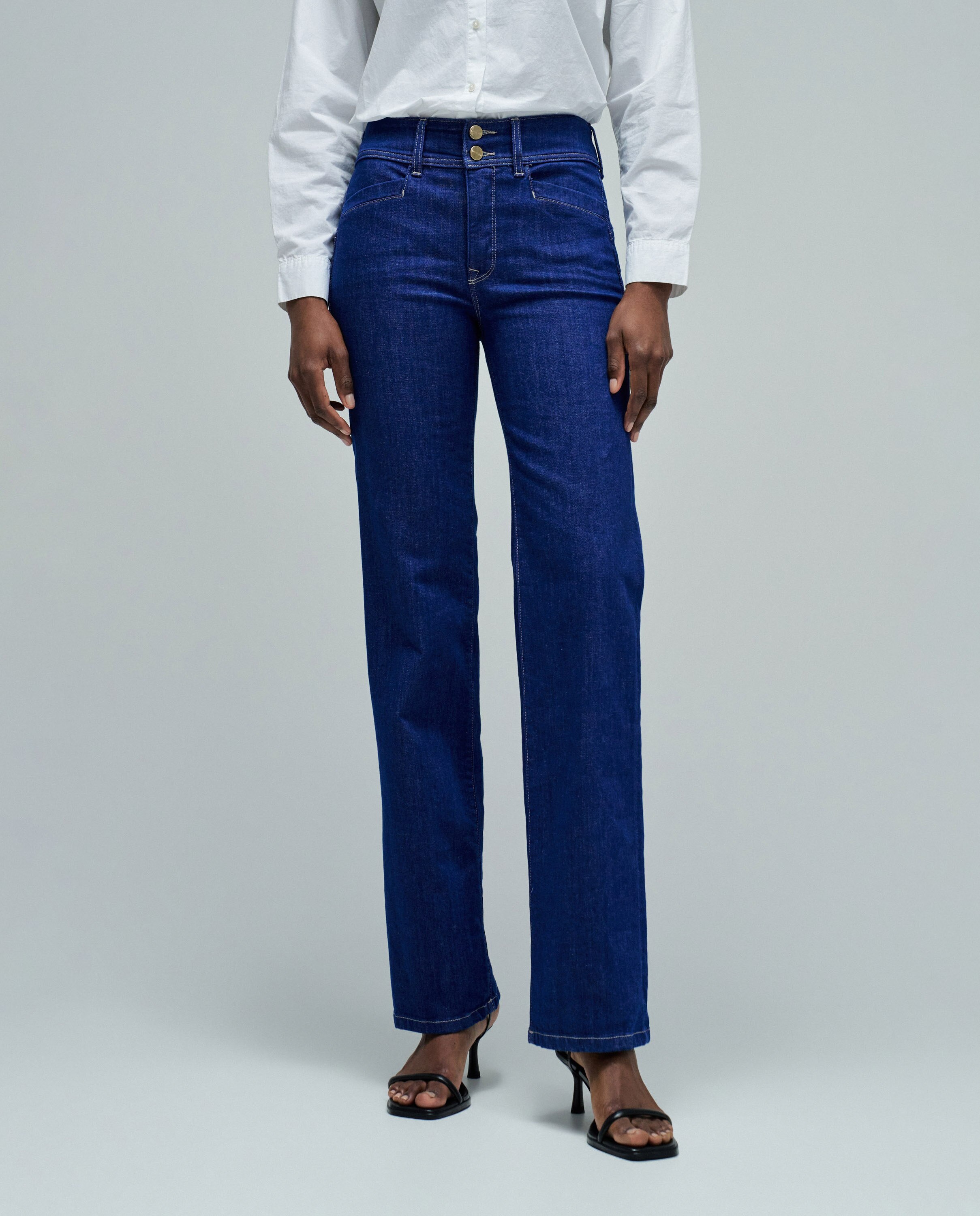 Jeans Secret Push In Straight Azul-5