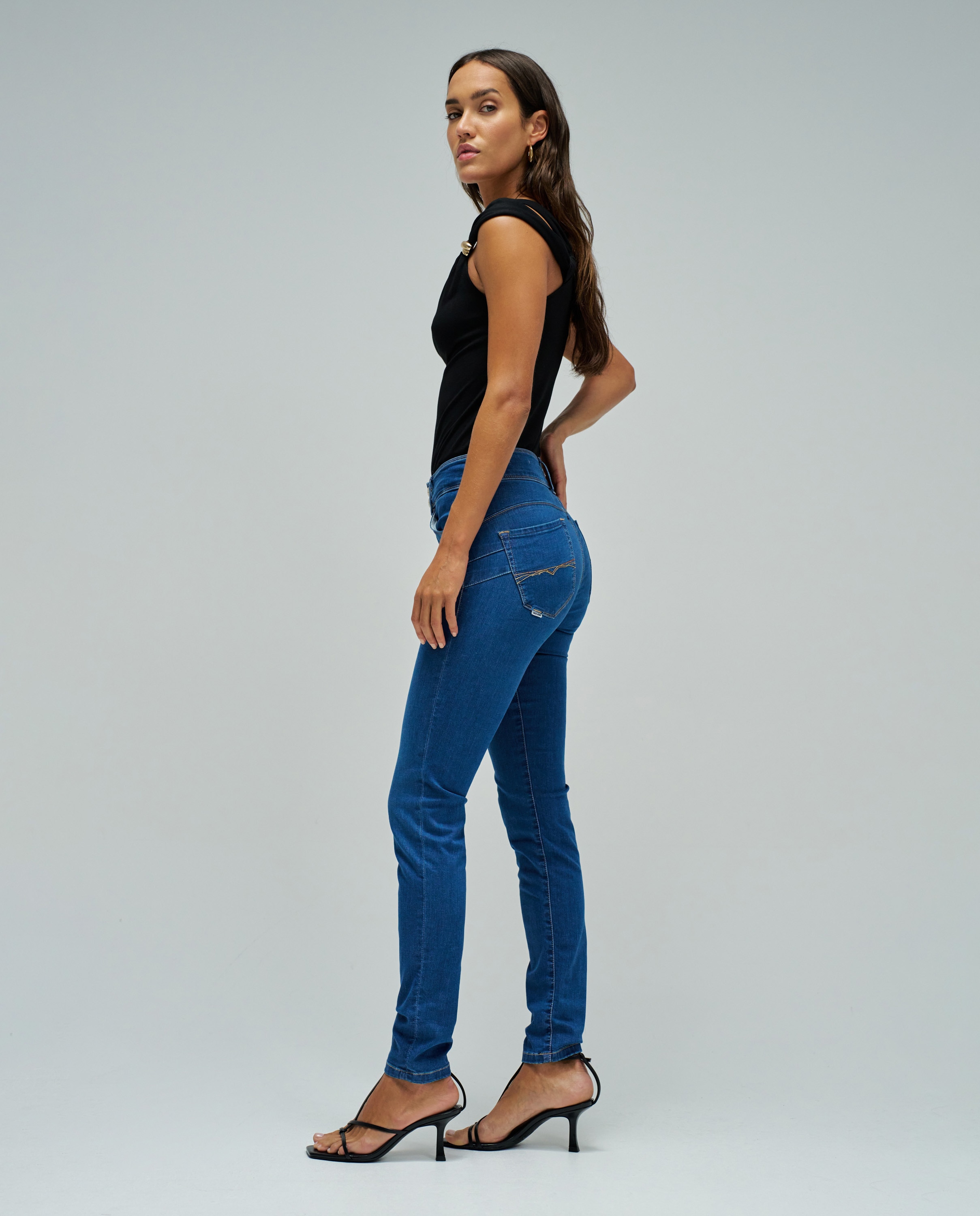 Jeans Skinny Secret Push In Azul denim-2