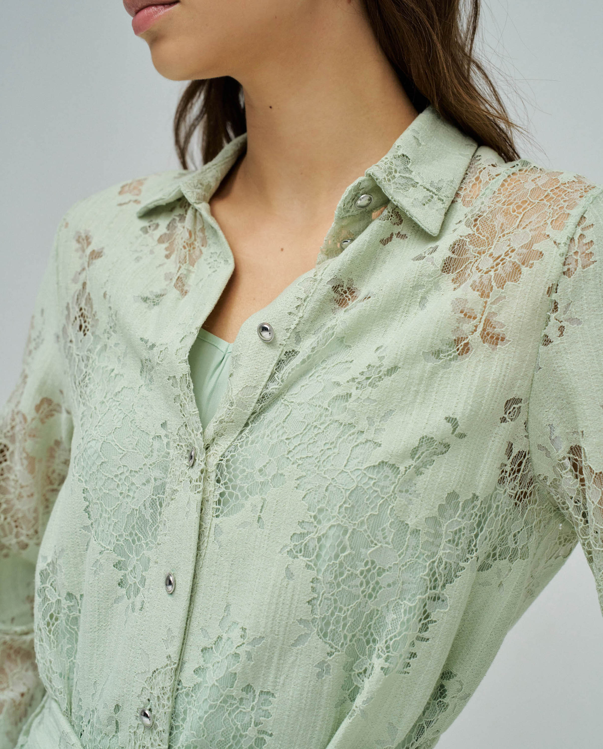 Vestido de Renda Verde-4