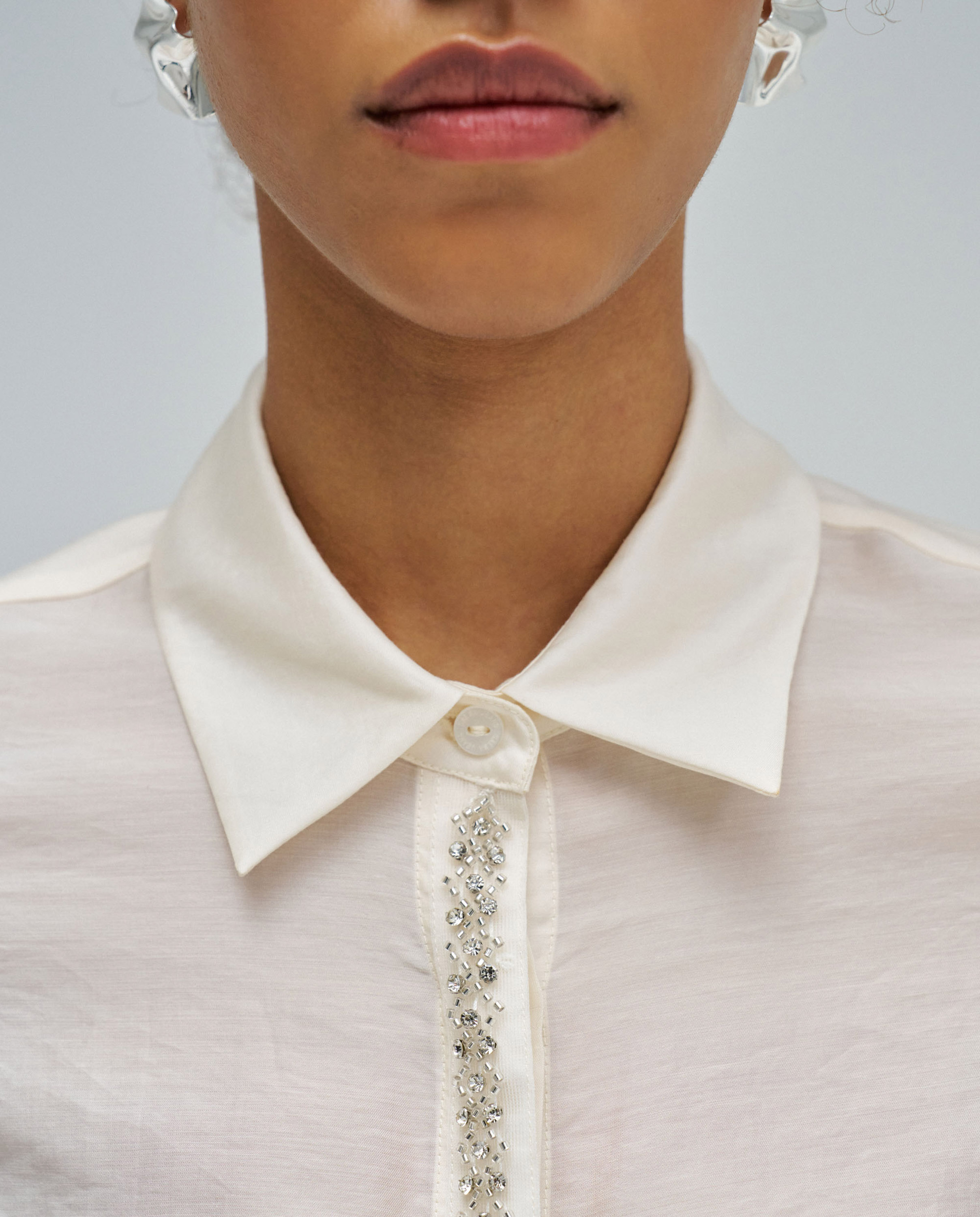 Camisa com Brilhos Natural-4