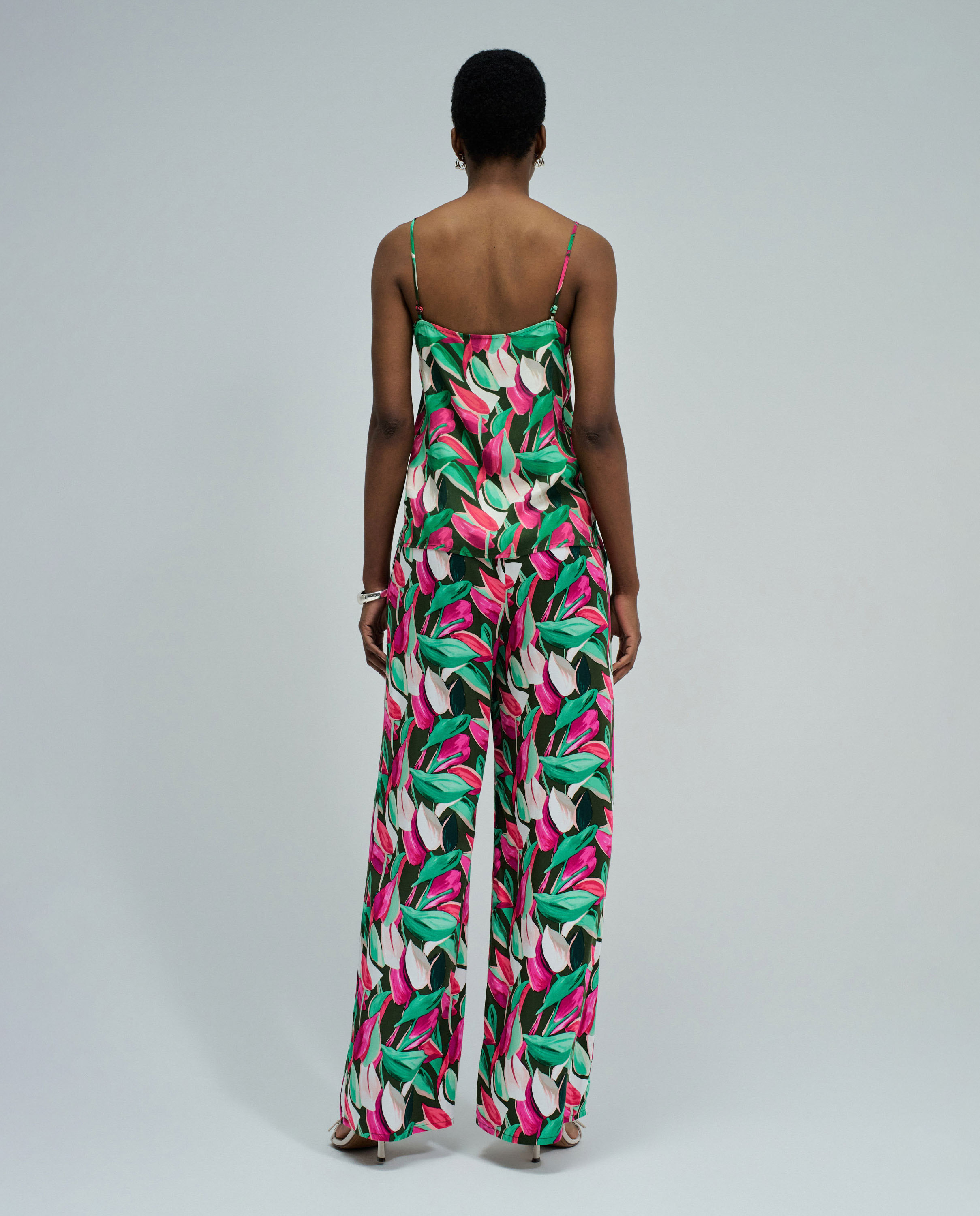 Top com Padrão Floral Rosa-3