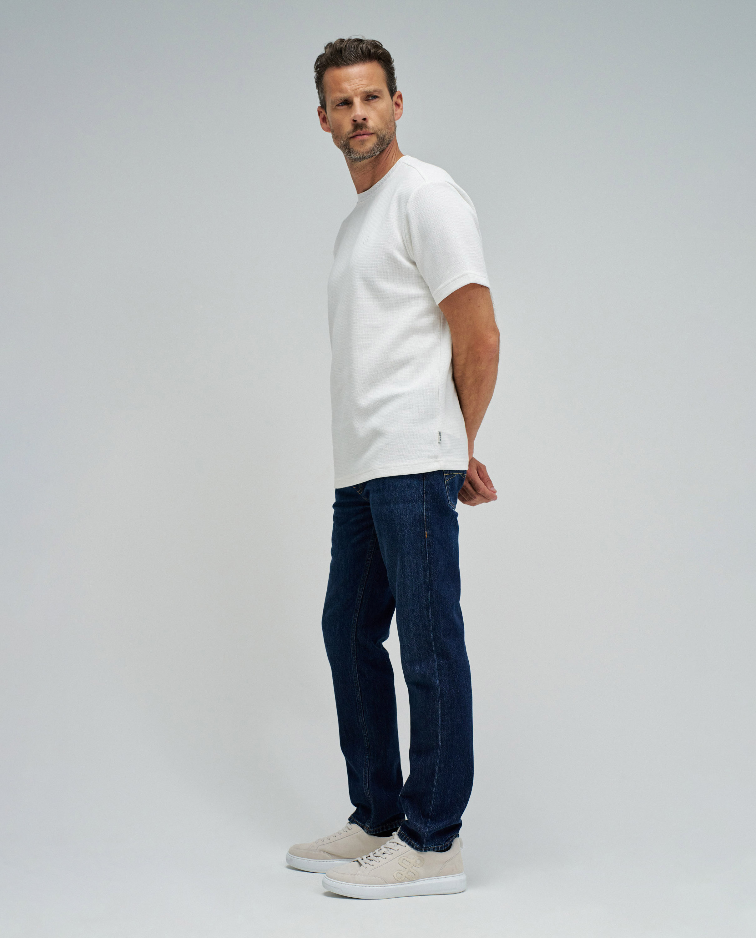 T-shirt com Textura Natural-2