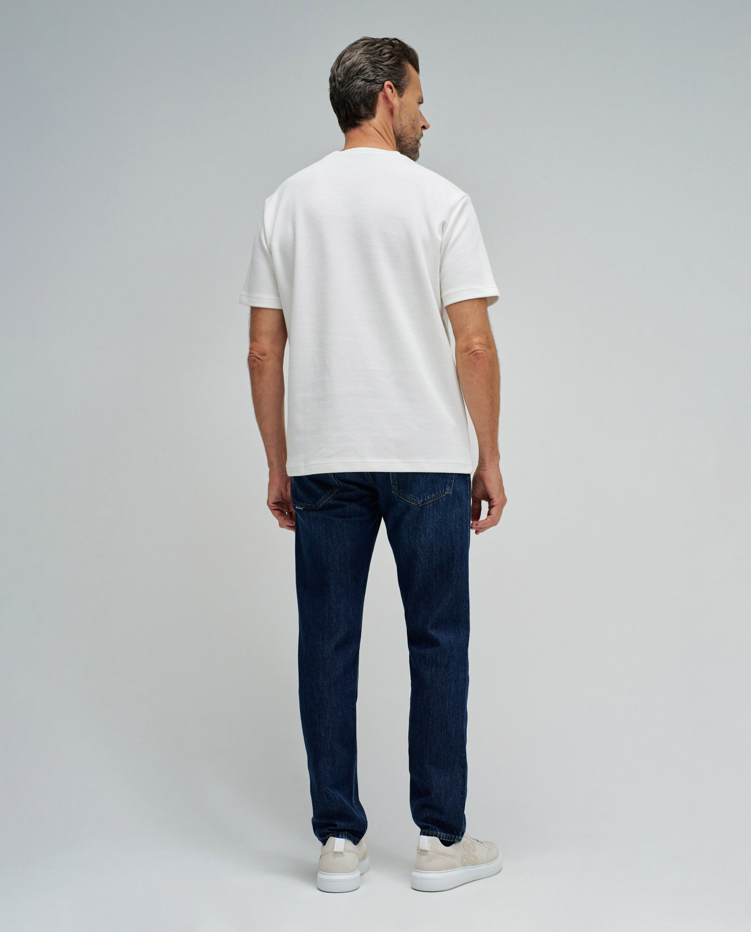 T-shirt com Textura Natural-3