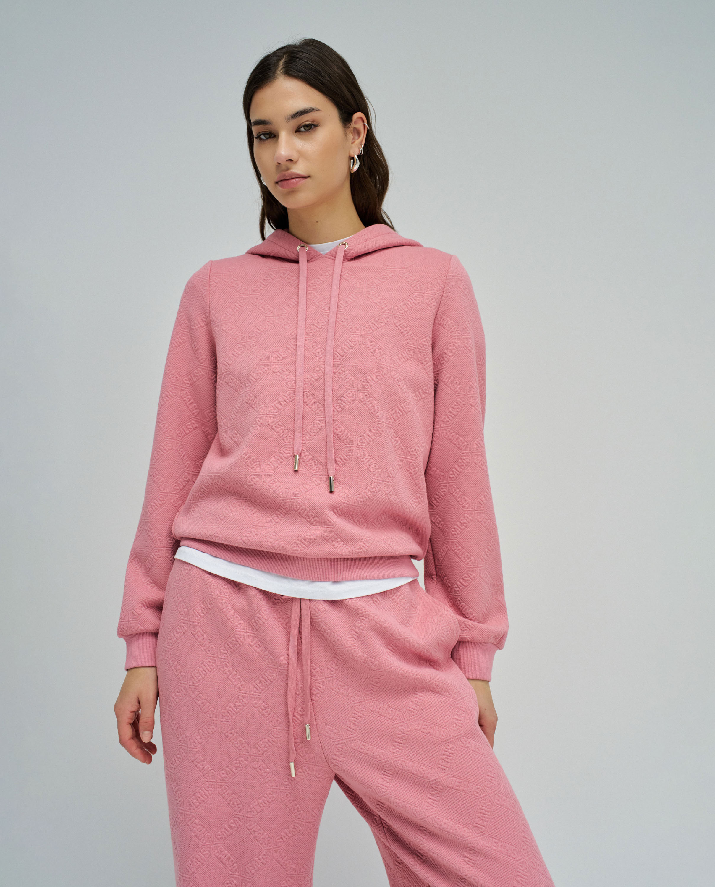 Imagem 0 de Sweatshirt com Capuz em Jacquard
