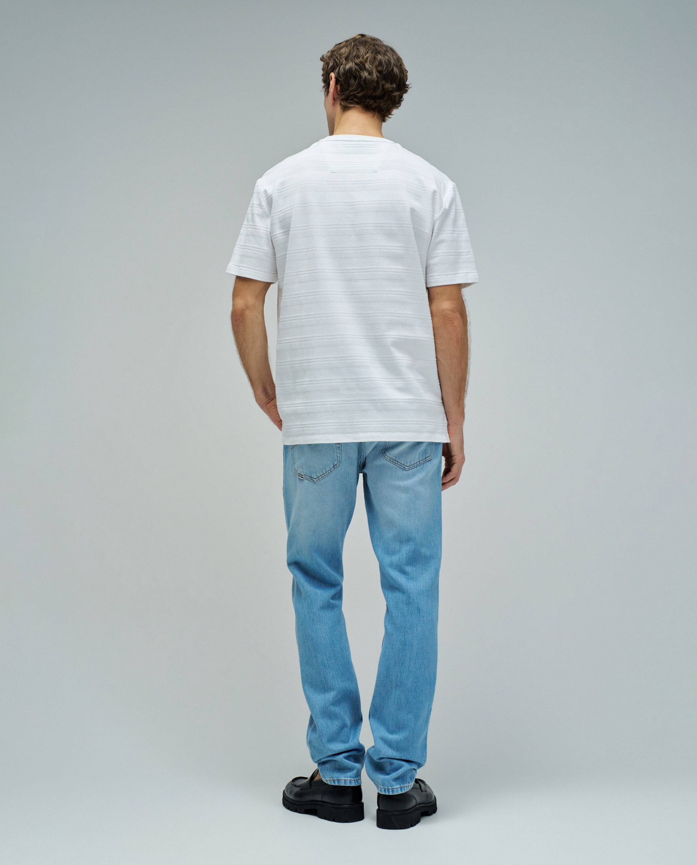 T-shirt Texturada Branco-3