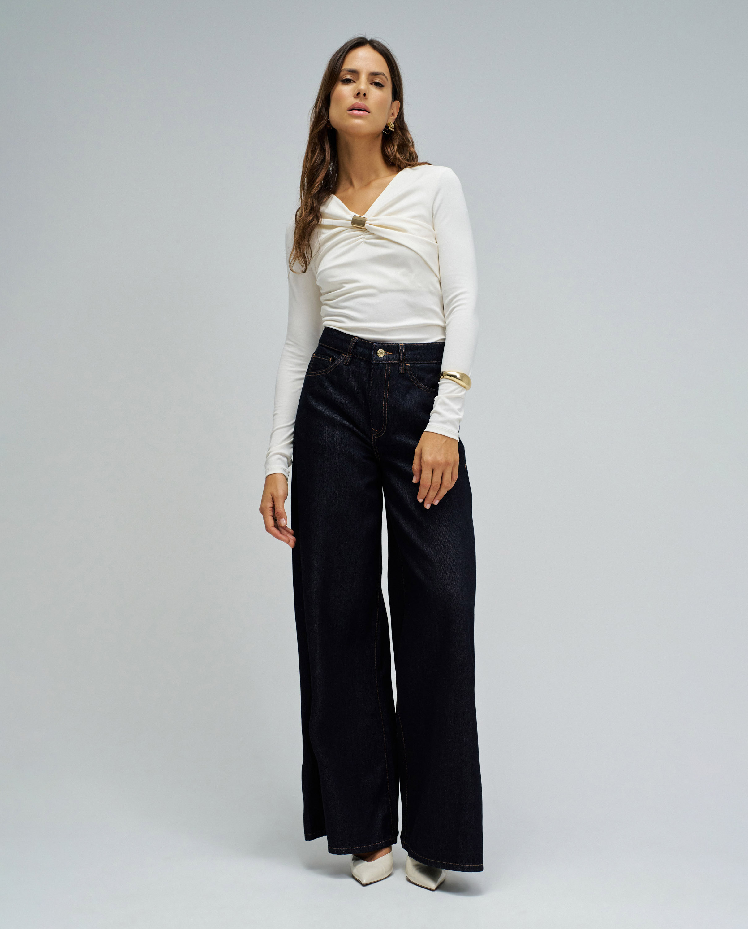 Camisola em Malha Natural-5