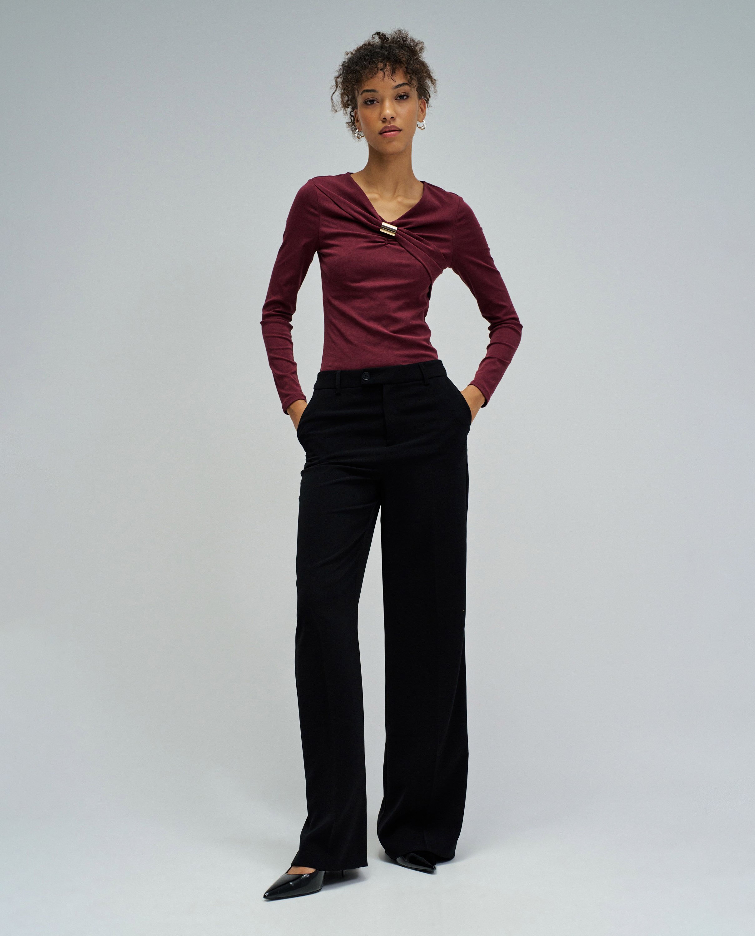 Camisola em Malha Vermelho-5