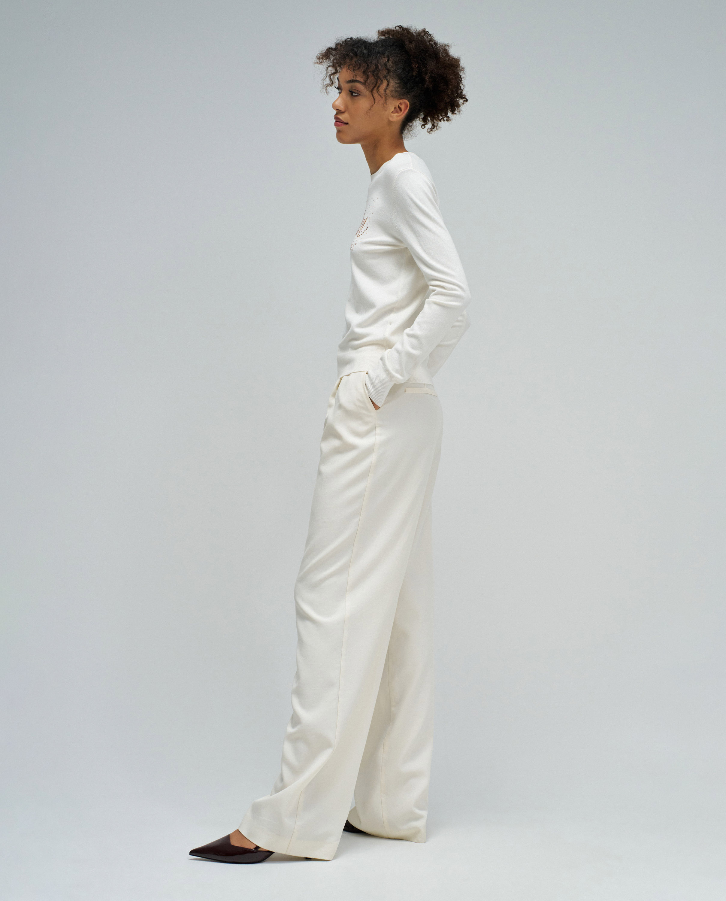 Camisola com Branding Natural-2