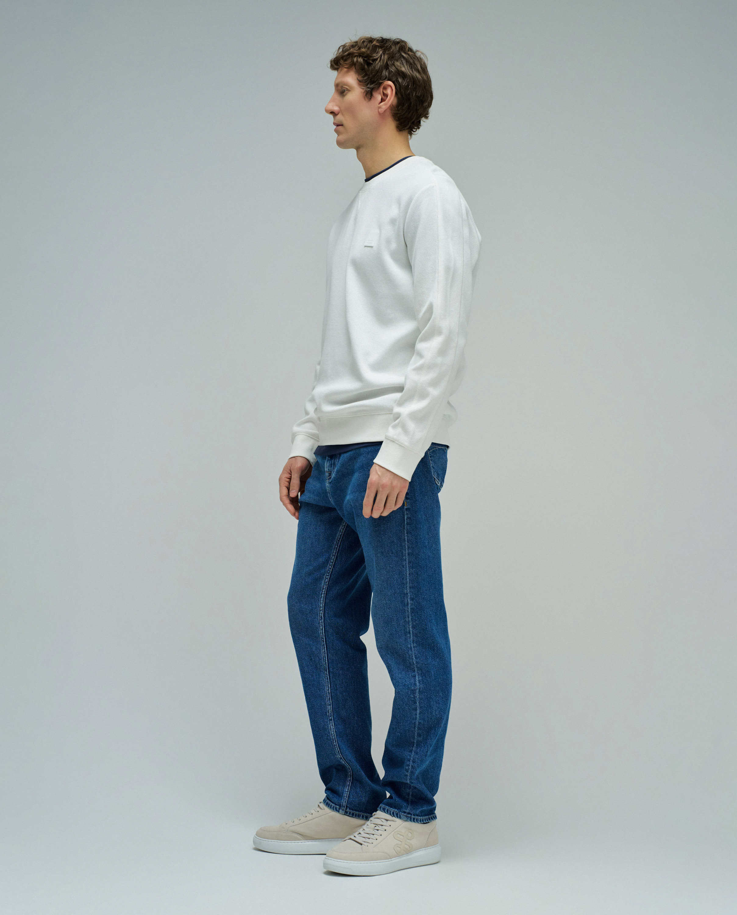 Sweatshirt Texturizada Branco-2