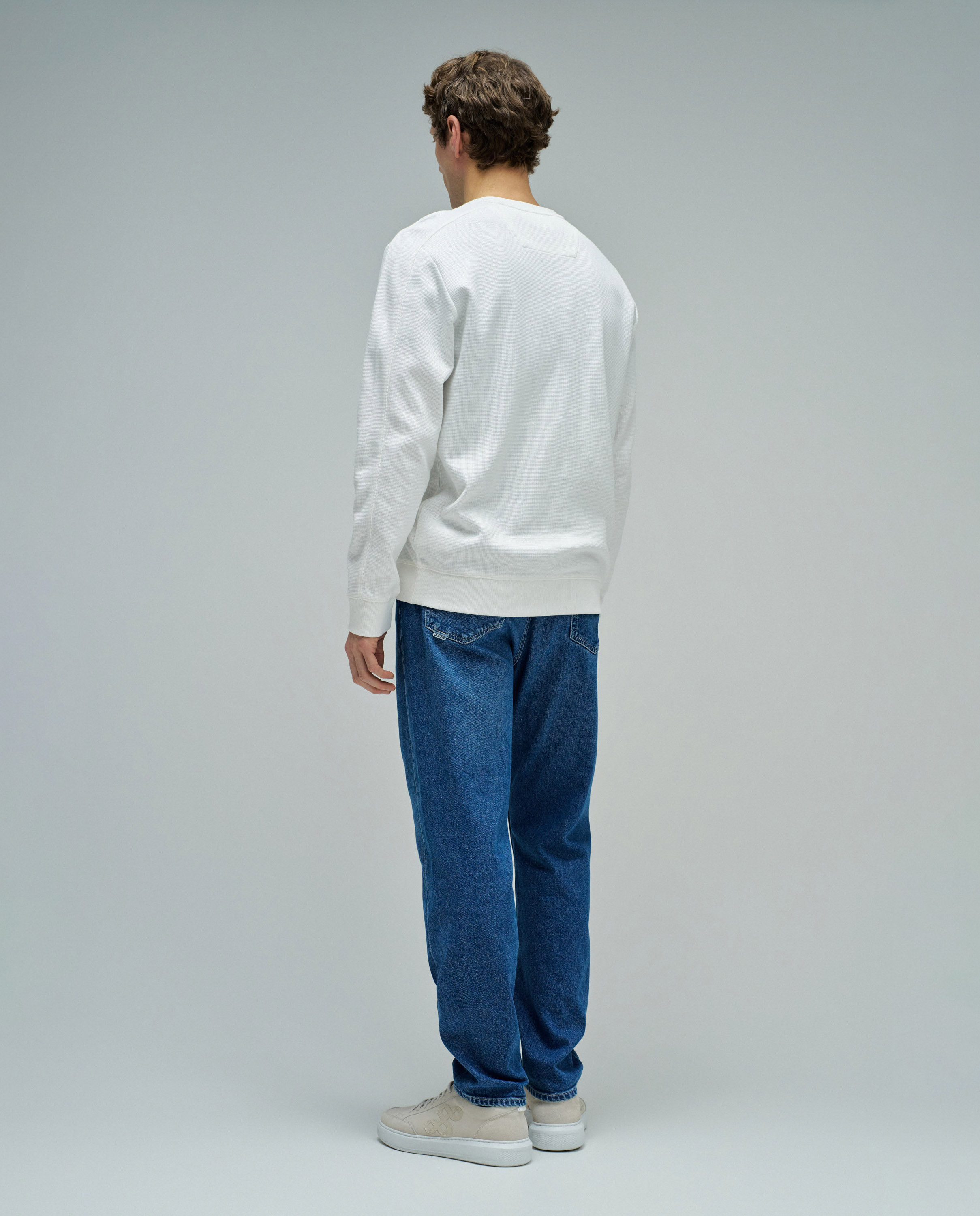 Sweatshirt Texturizada Branco-3