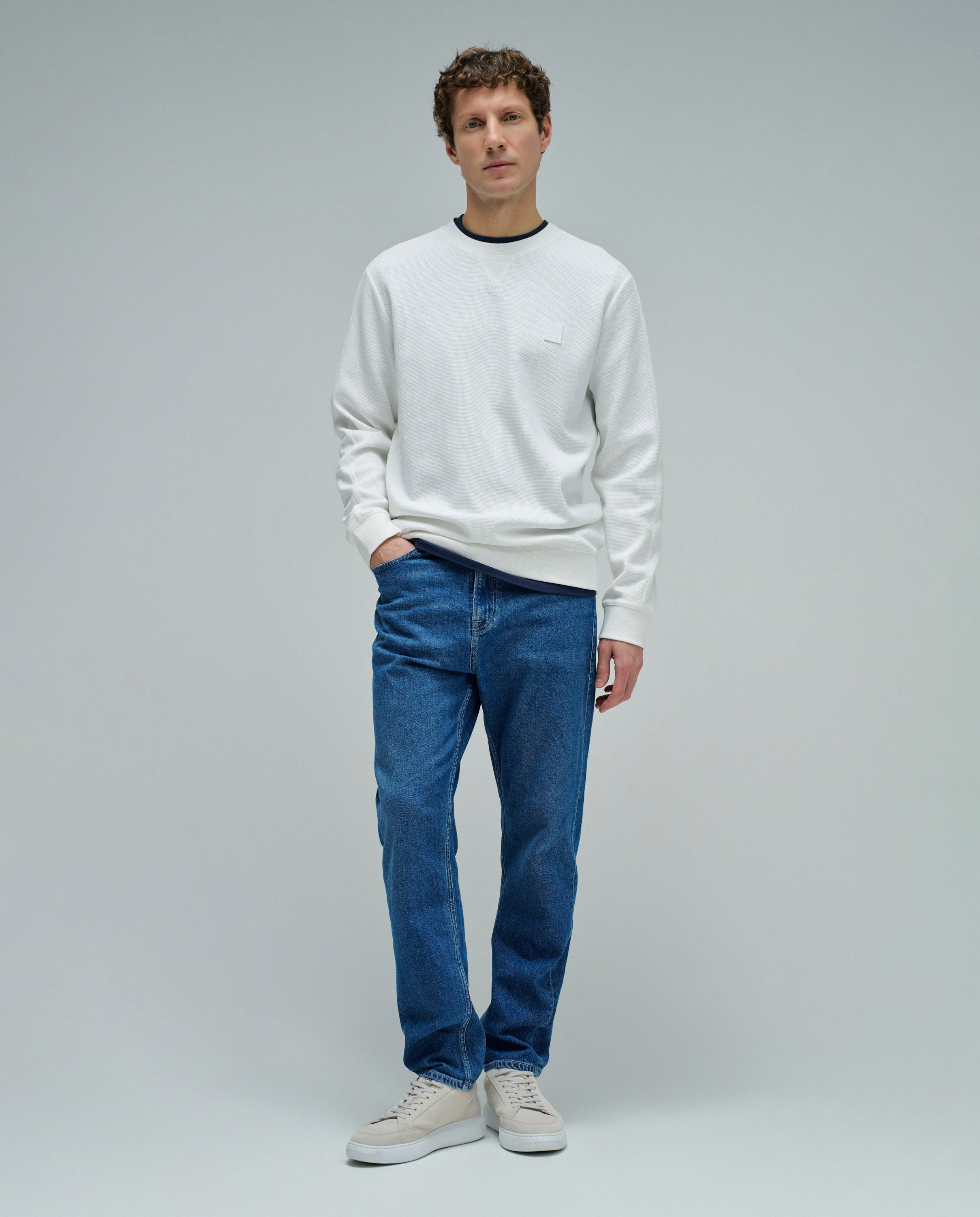 Sweatshirt Texturizada Branco-5
