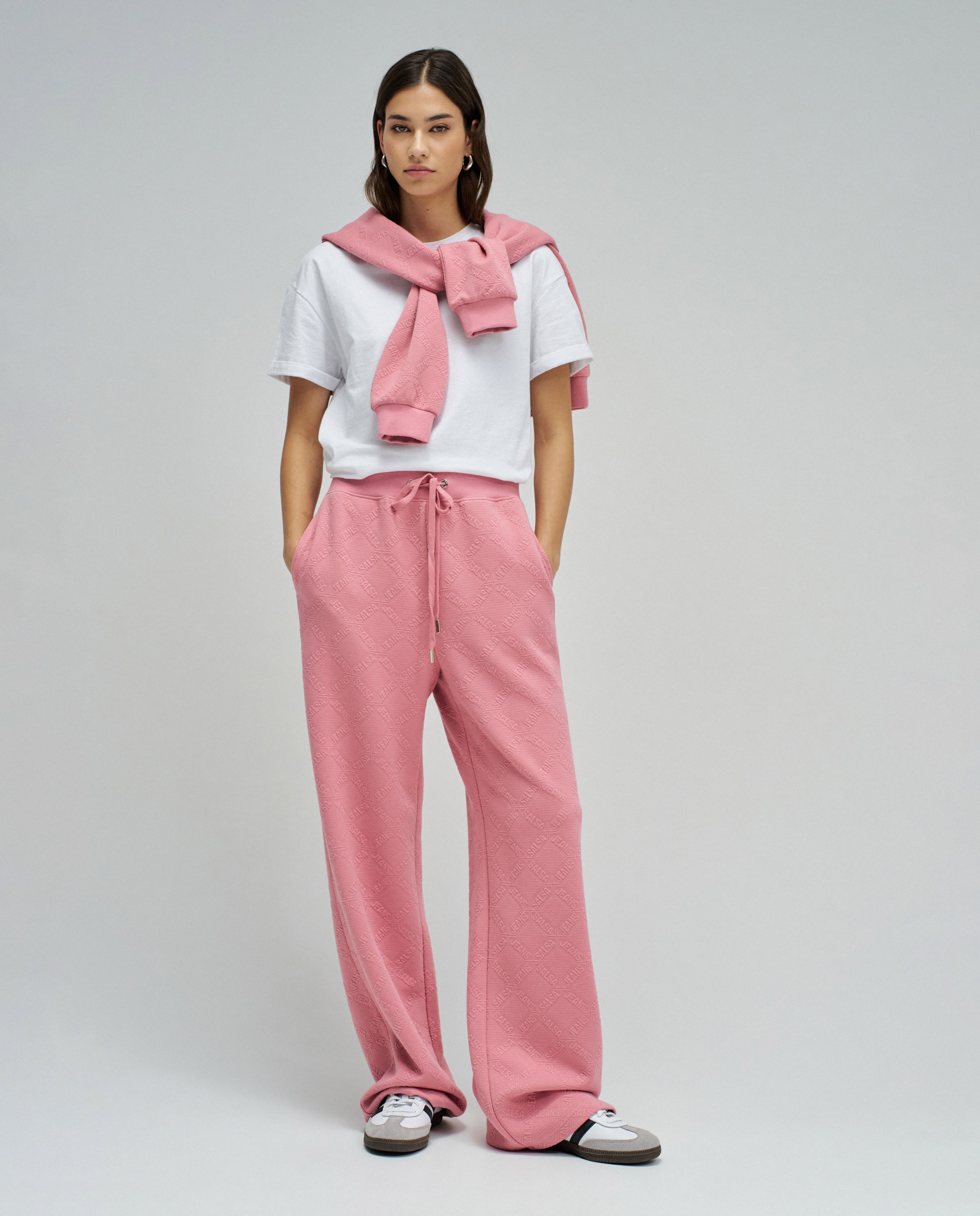 Imagem 0 de Calças Joggers em Jacquard