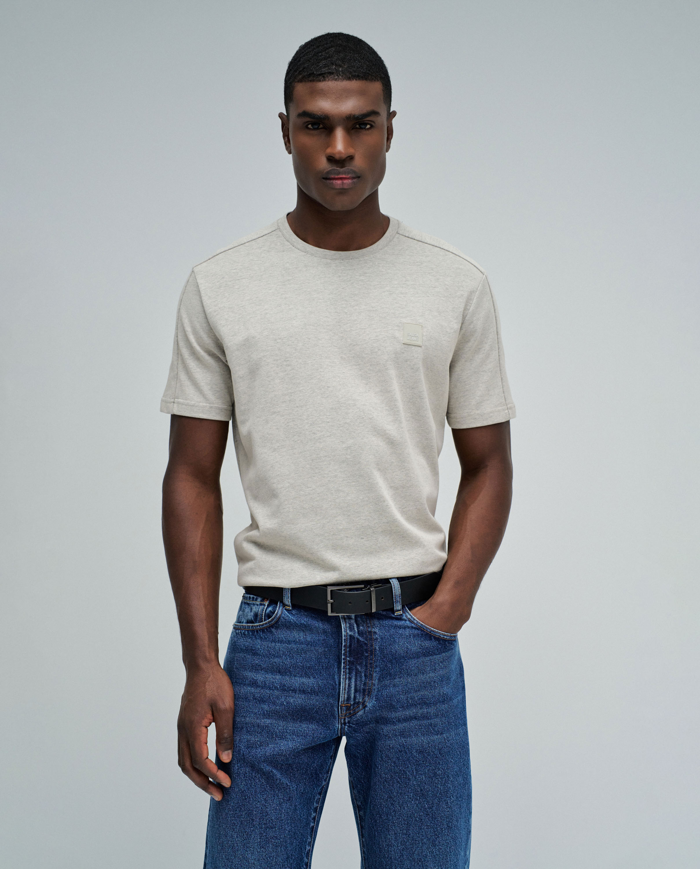 Imagem 0 de T-shirt com Branding Slim Fit