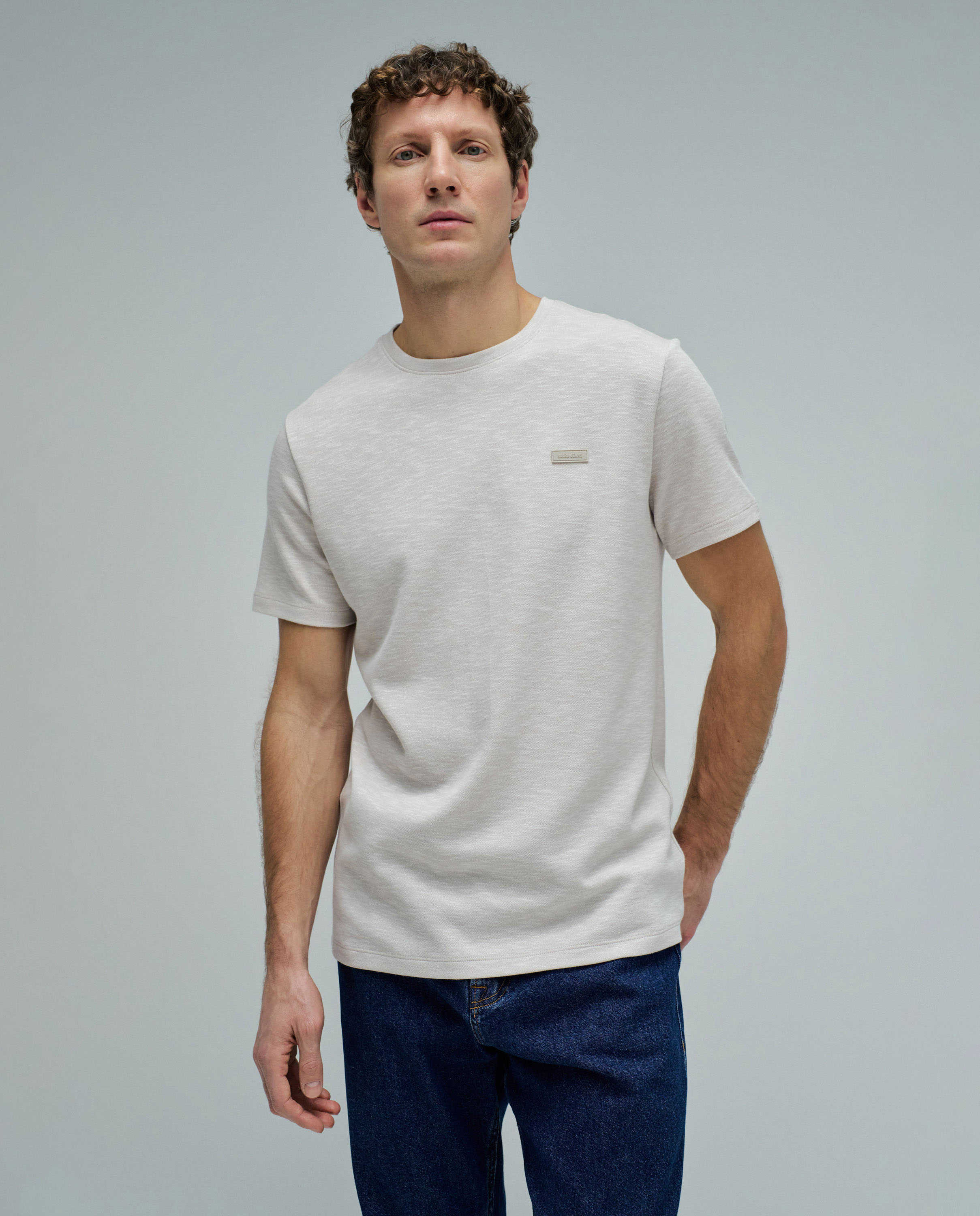 Imagem 0 de T-shirt com Branding Slim Fit