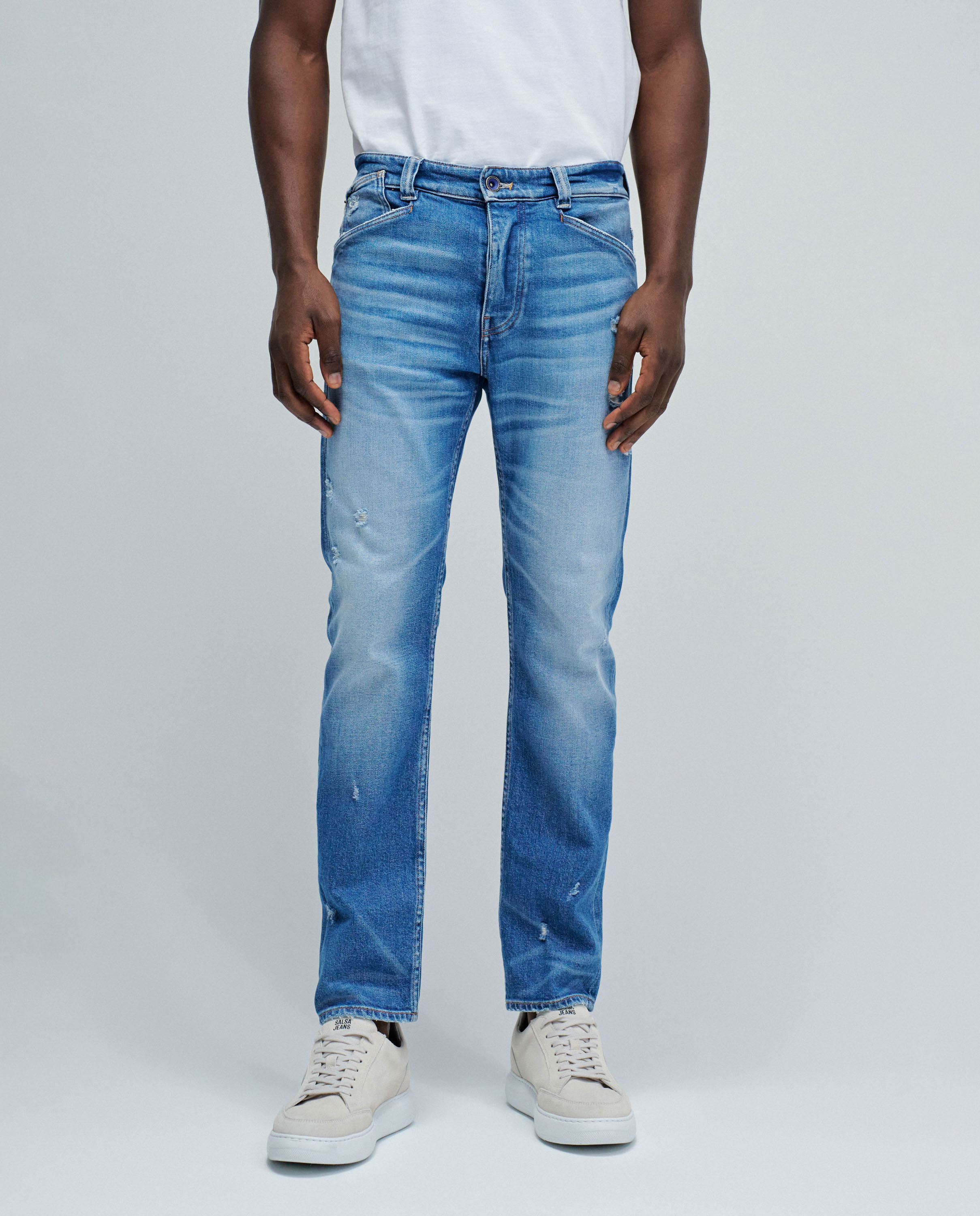 Jeans Slim Fit Craft Series Azul denim-5