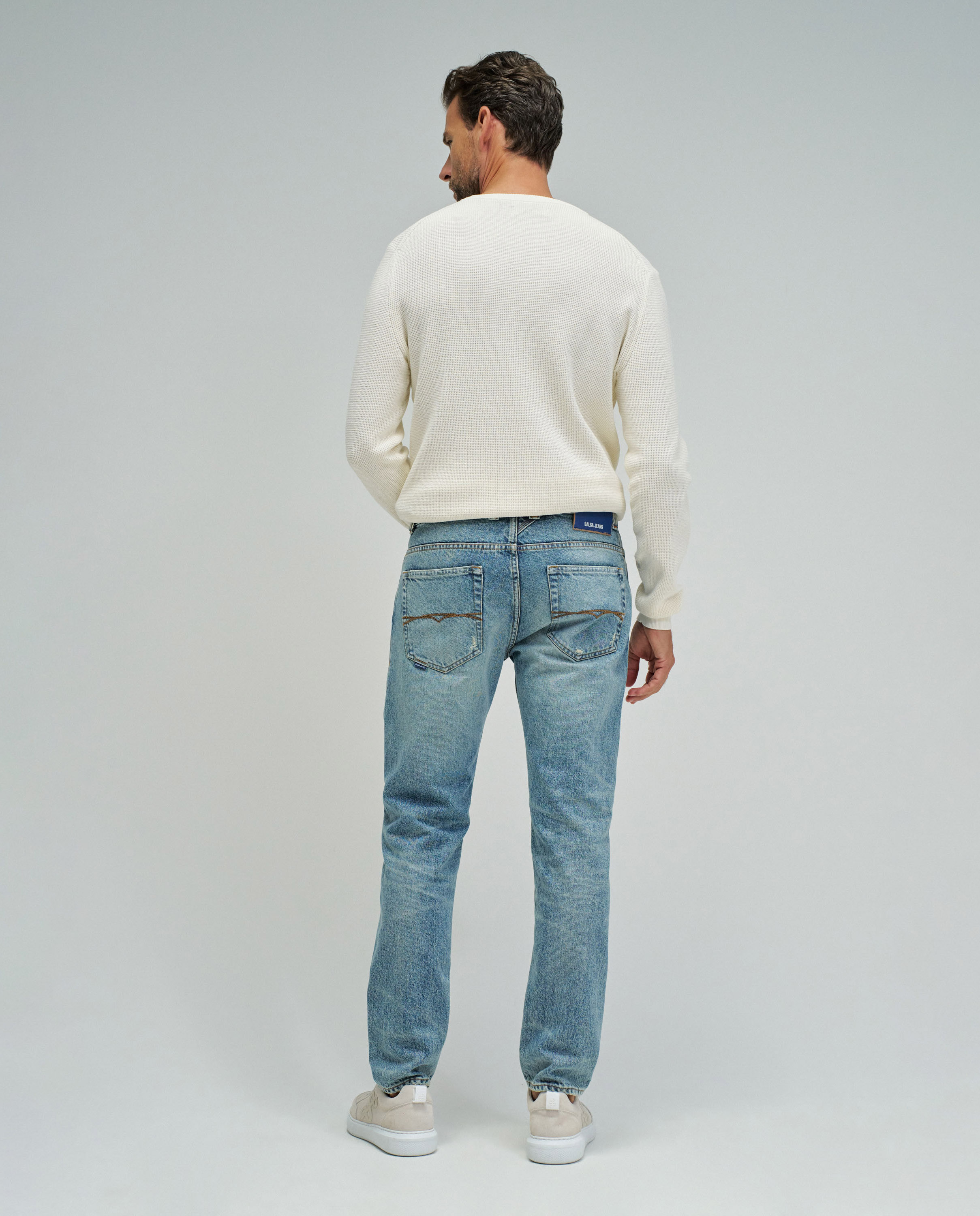 Jeans Regular Fit Craft Series Azul-claro-3