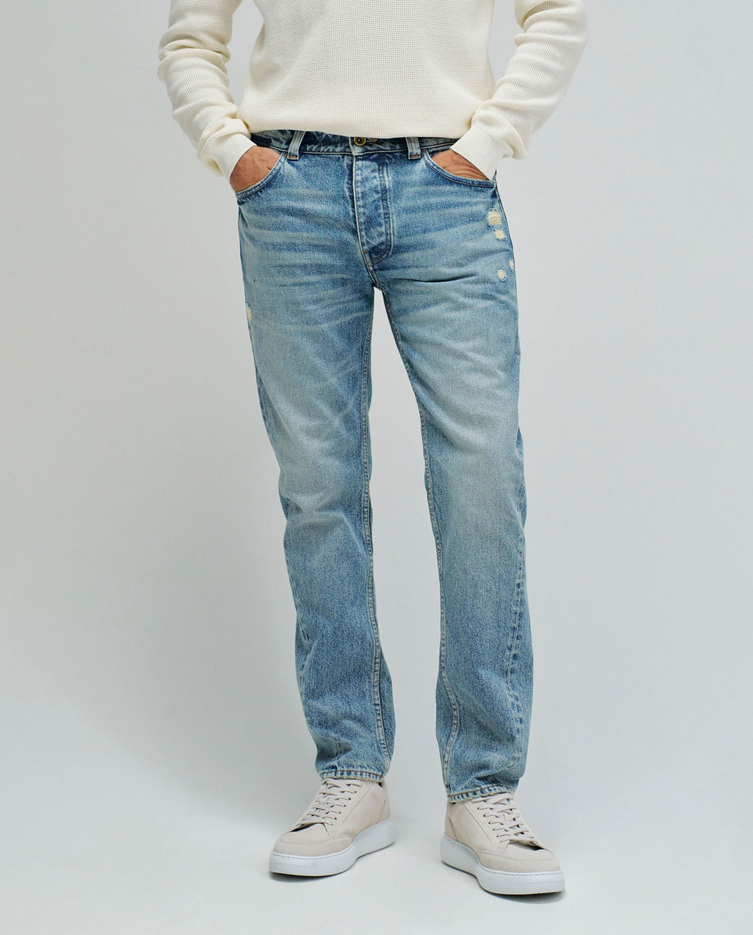 Jeans Regular Fit Craft Series Azul-claro-5