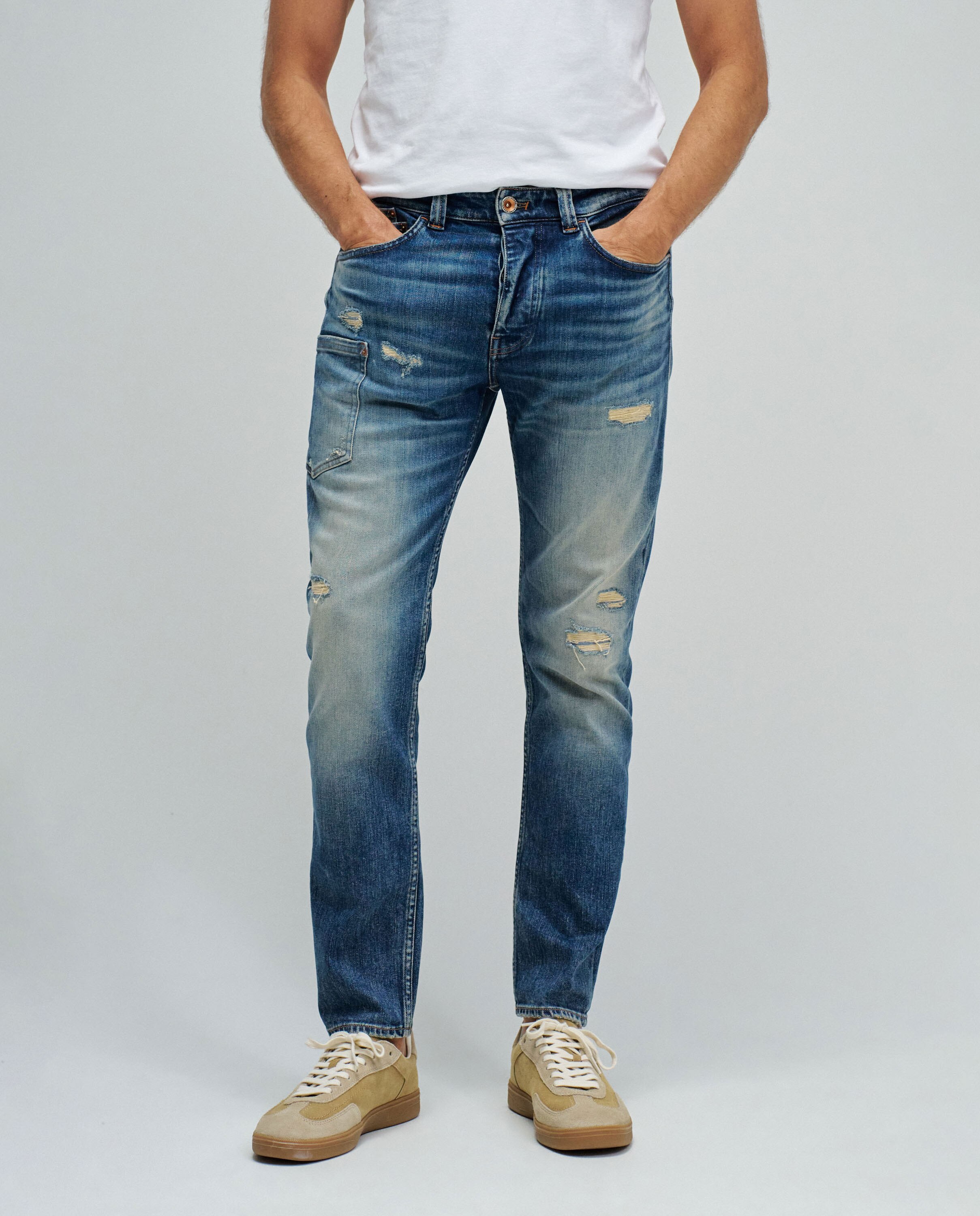 Jeans Slim Fit Craft Series Azul denim-5