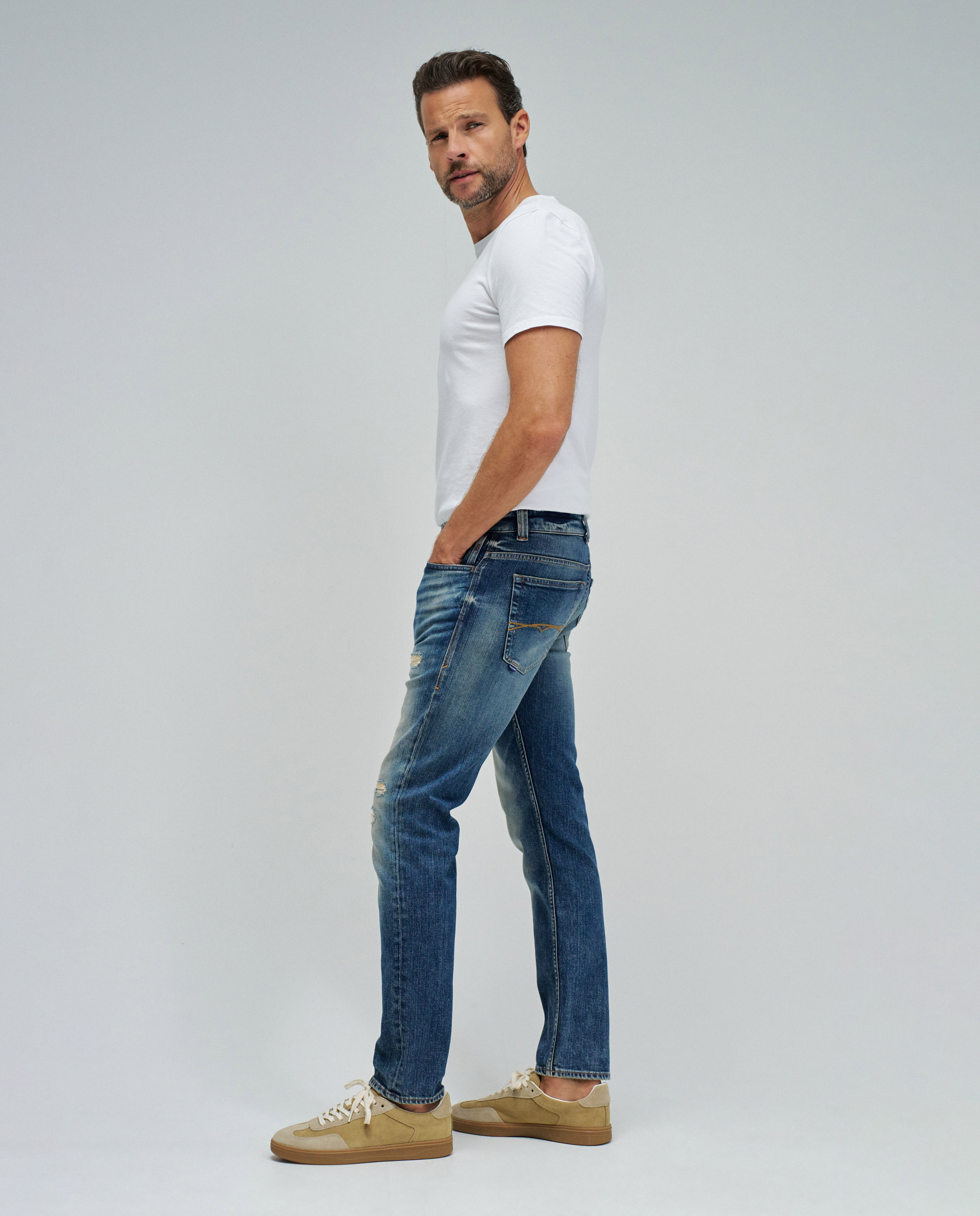 Jeans Slim Fit Craft Series Azul denim-2