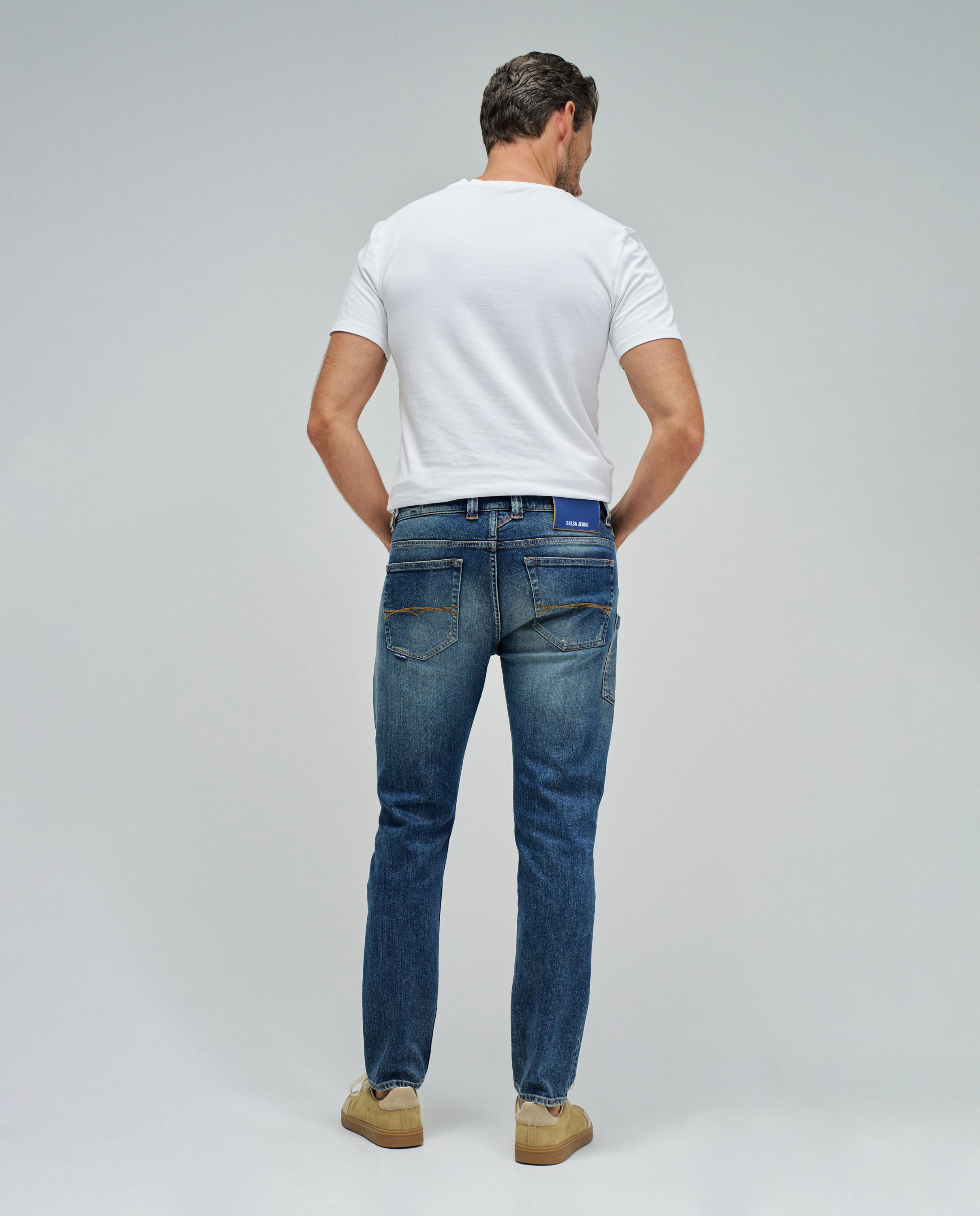 Jeans Slim Fit Craft Series Azul denim-3