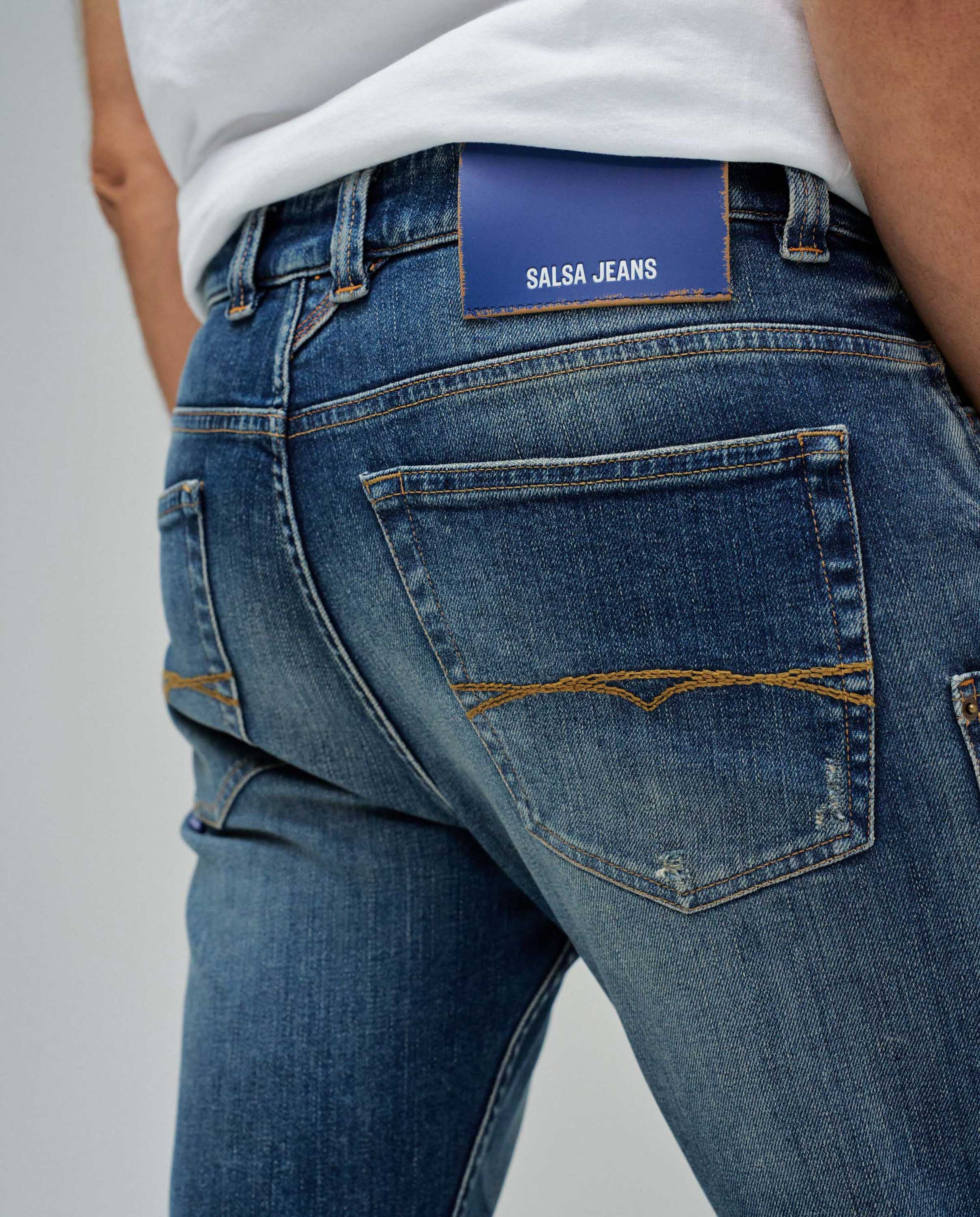 Jeans Slim Fit Craft Series Azul denim-4