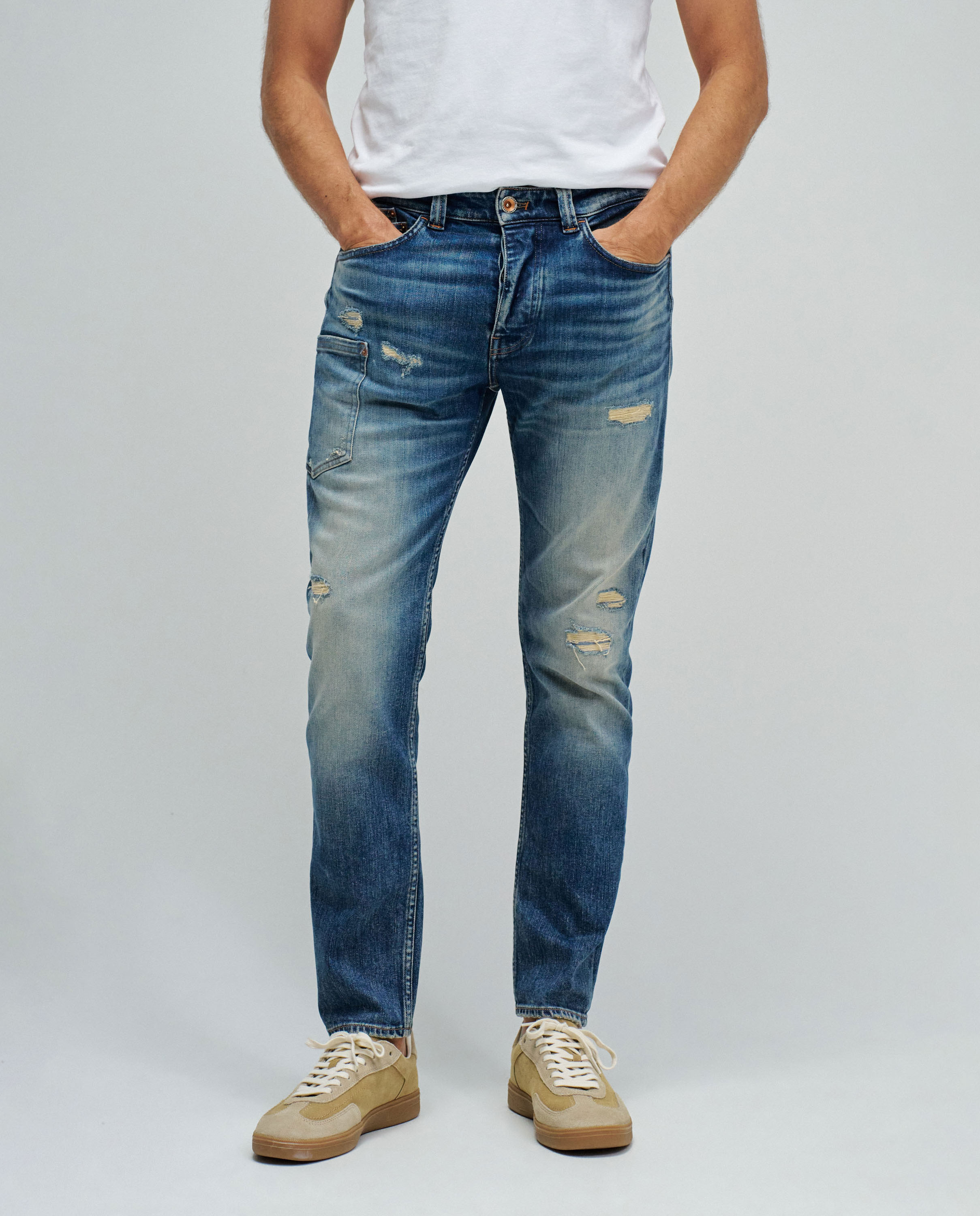 Jeans Slim Fit Craft Series Azul denim-5