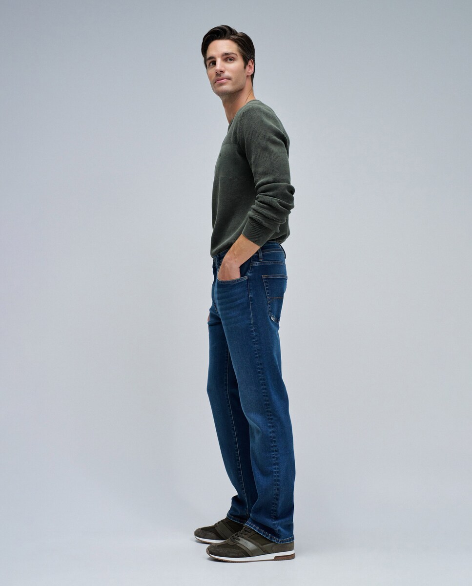 Jeans Straight Fit S-activ Azul-2