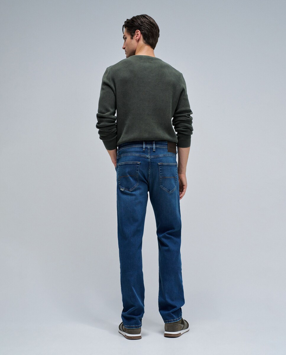 Jeans Straight Fit S-activ Azul-3