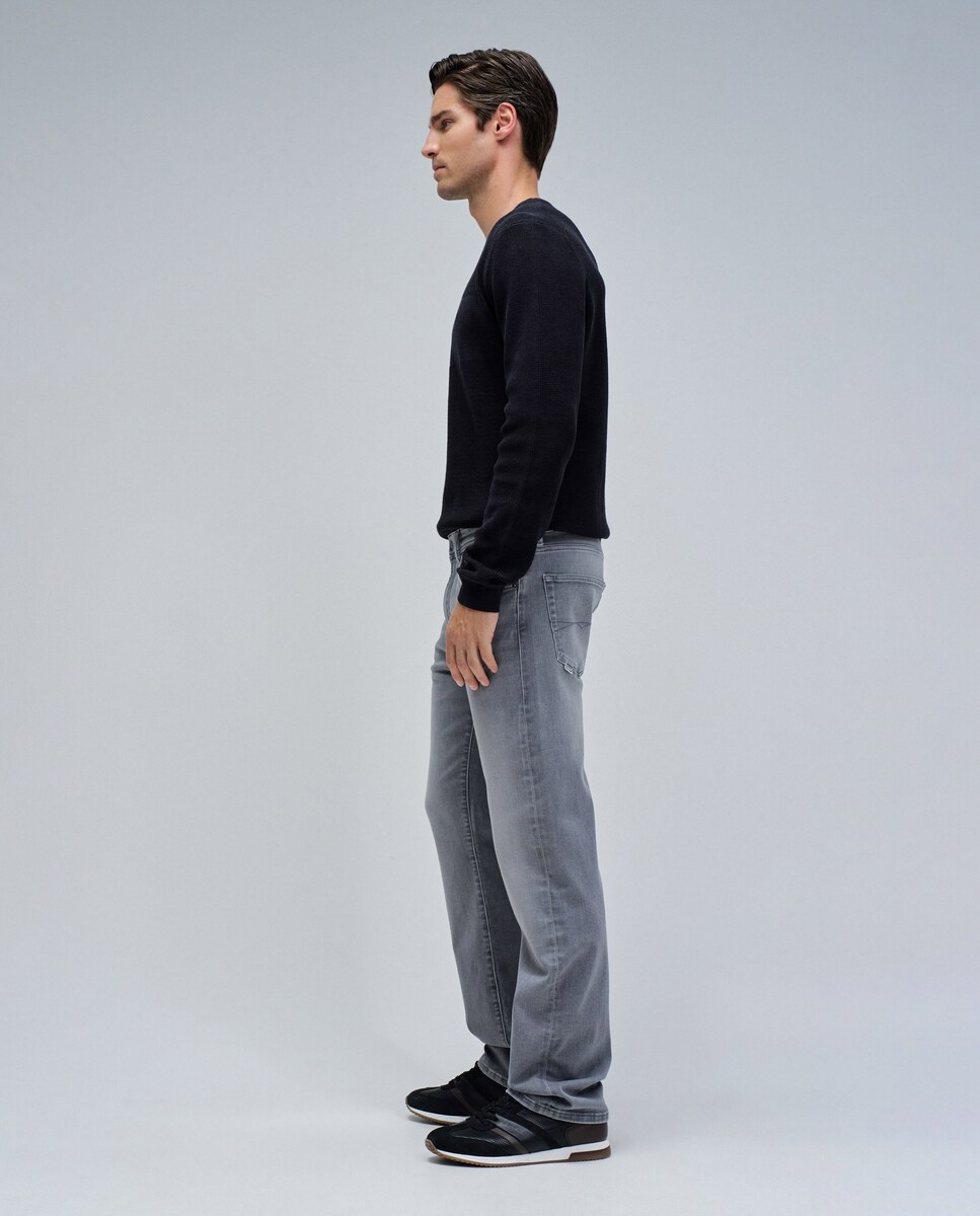 Jeans Straight Fit S-activ Cinzento-2