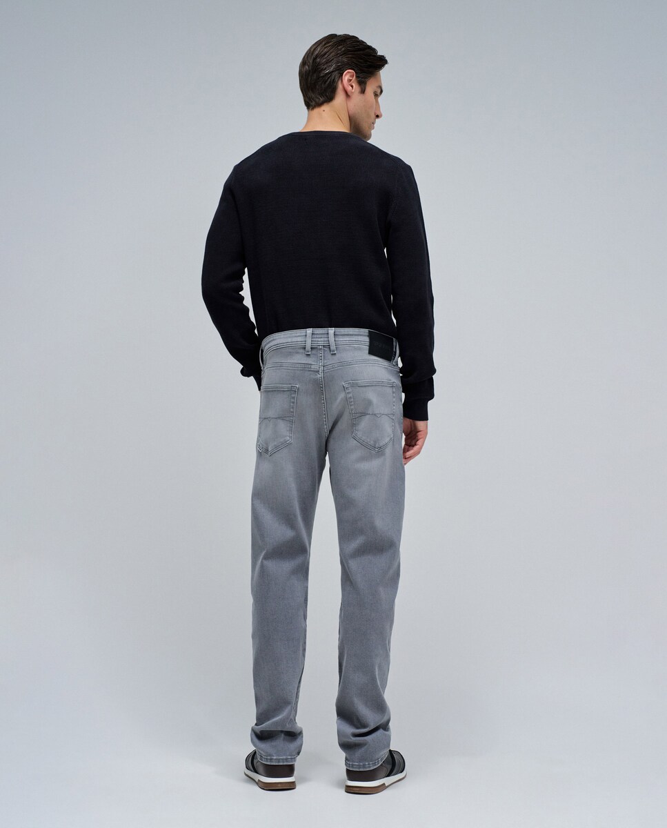 Jeans Straight Fit S-activ Cinzento-3