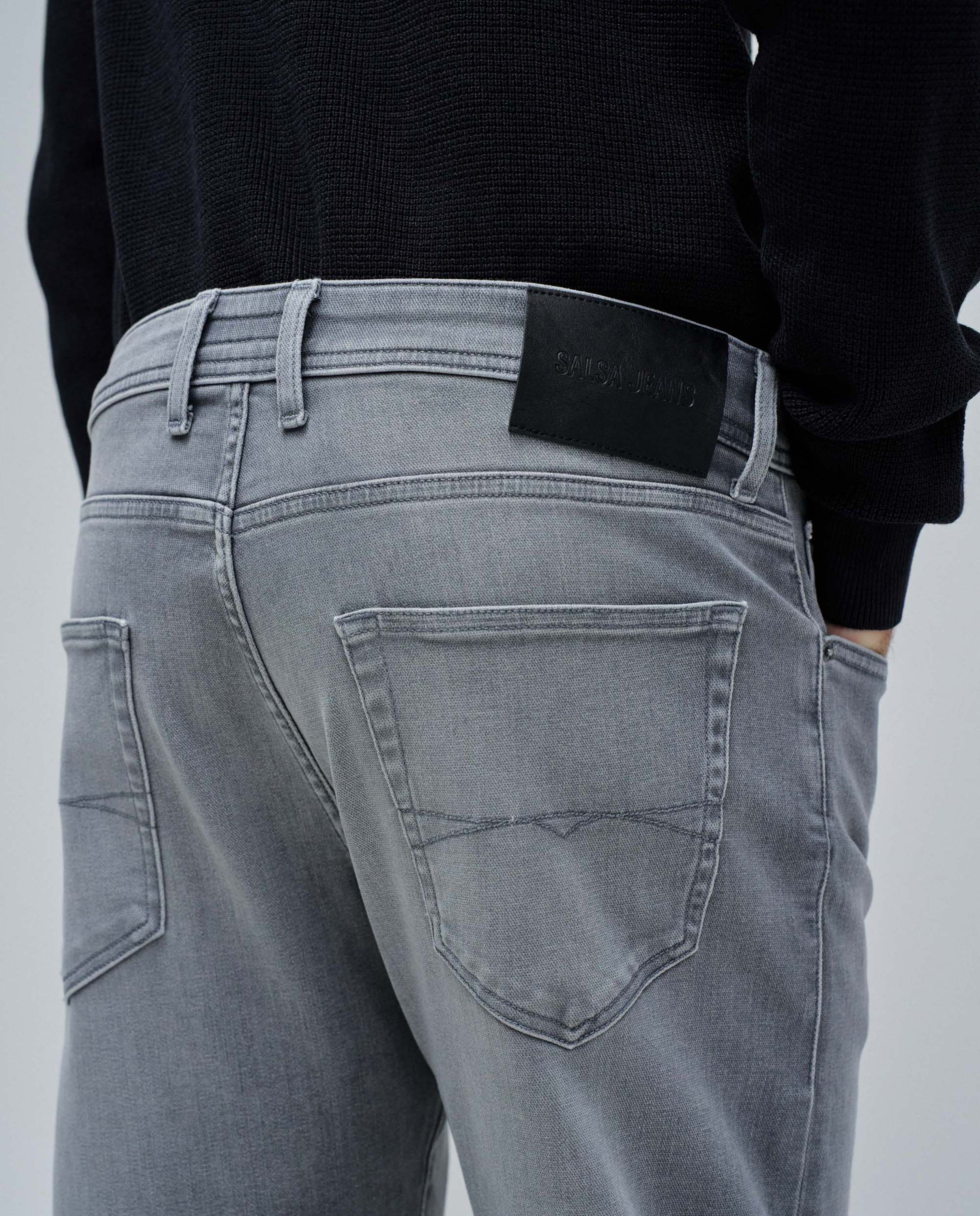 Jeans Straight Fit S-activ Cinzento-4