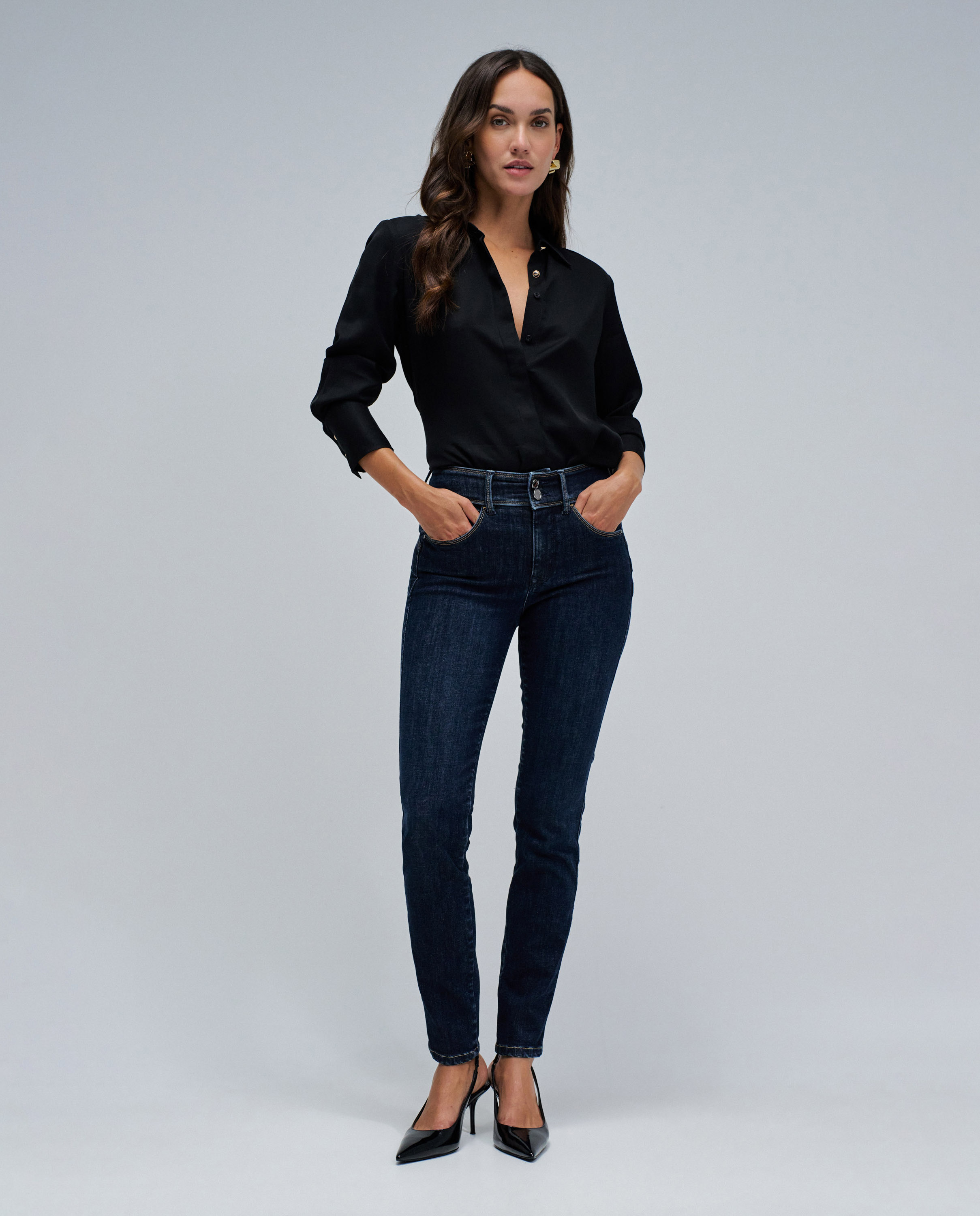 Jeans Secret Push In Skinny Azul-1