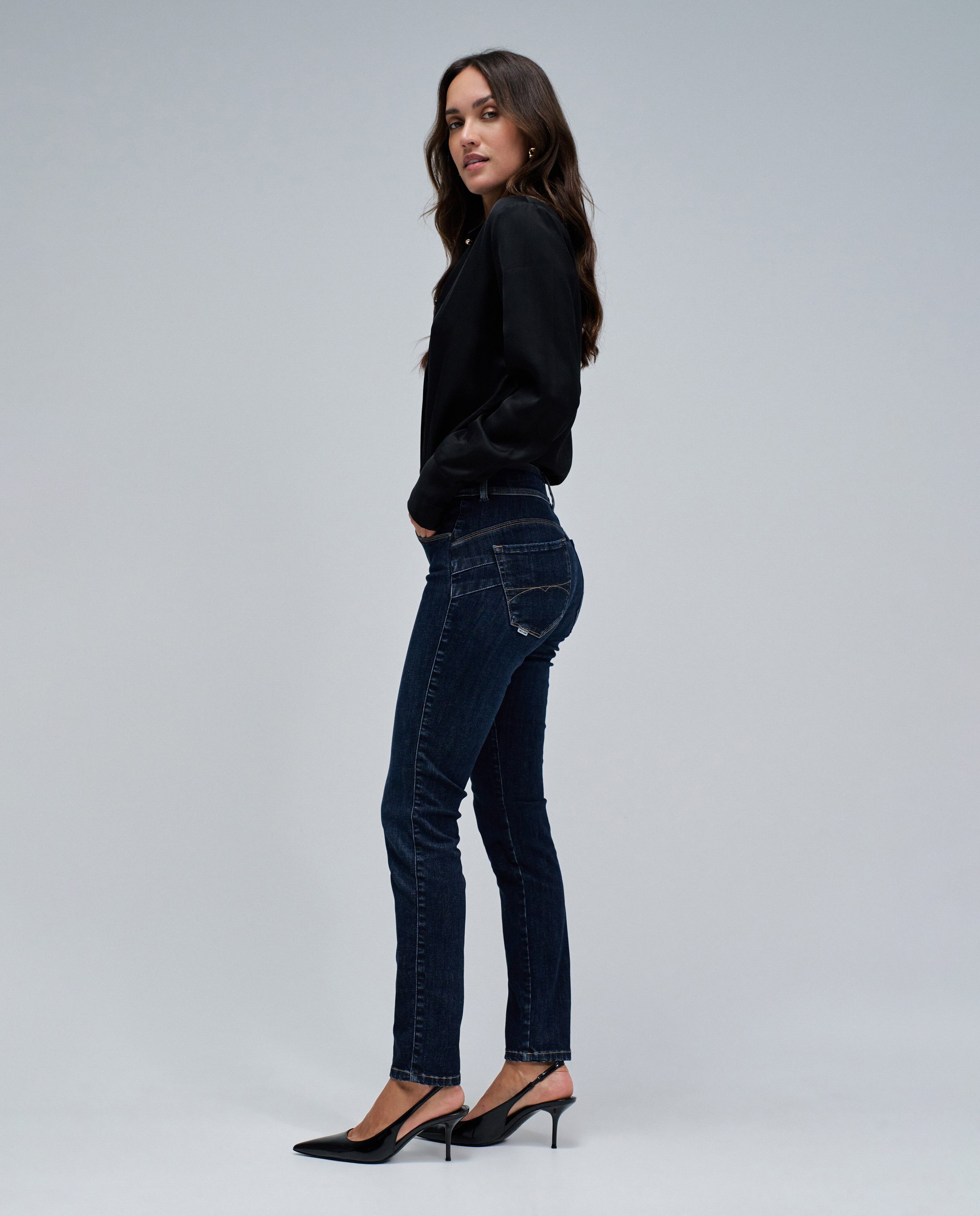 Jeans Secret Push In Skinny Azul-2