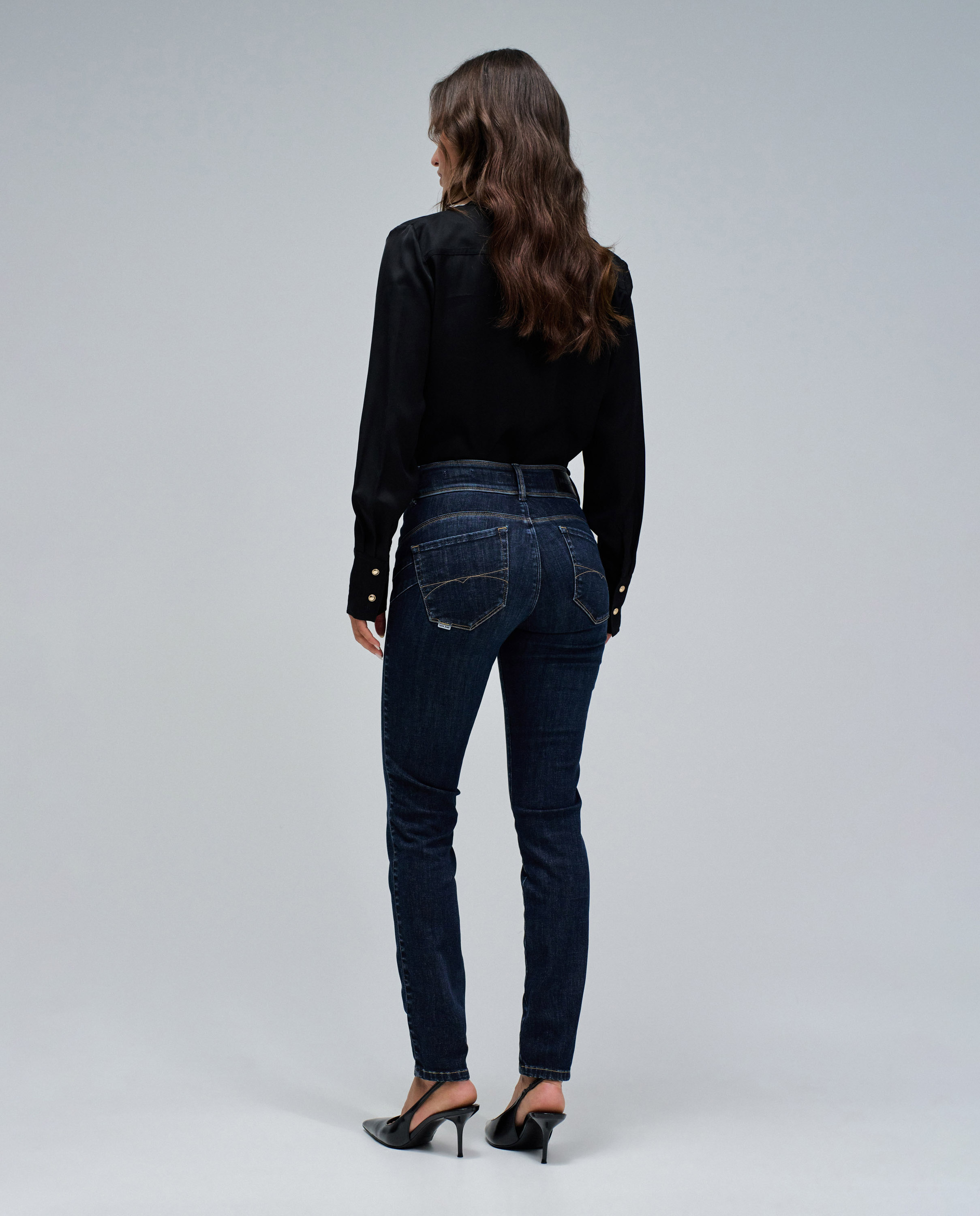 Jeans Secret Push In Skinny Azul-3