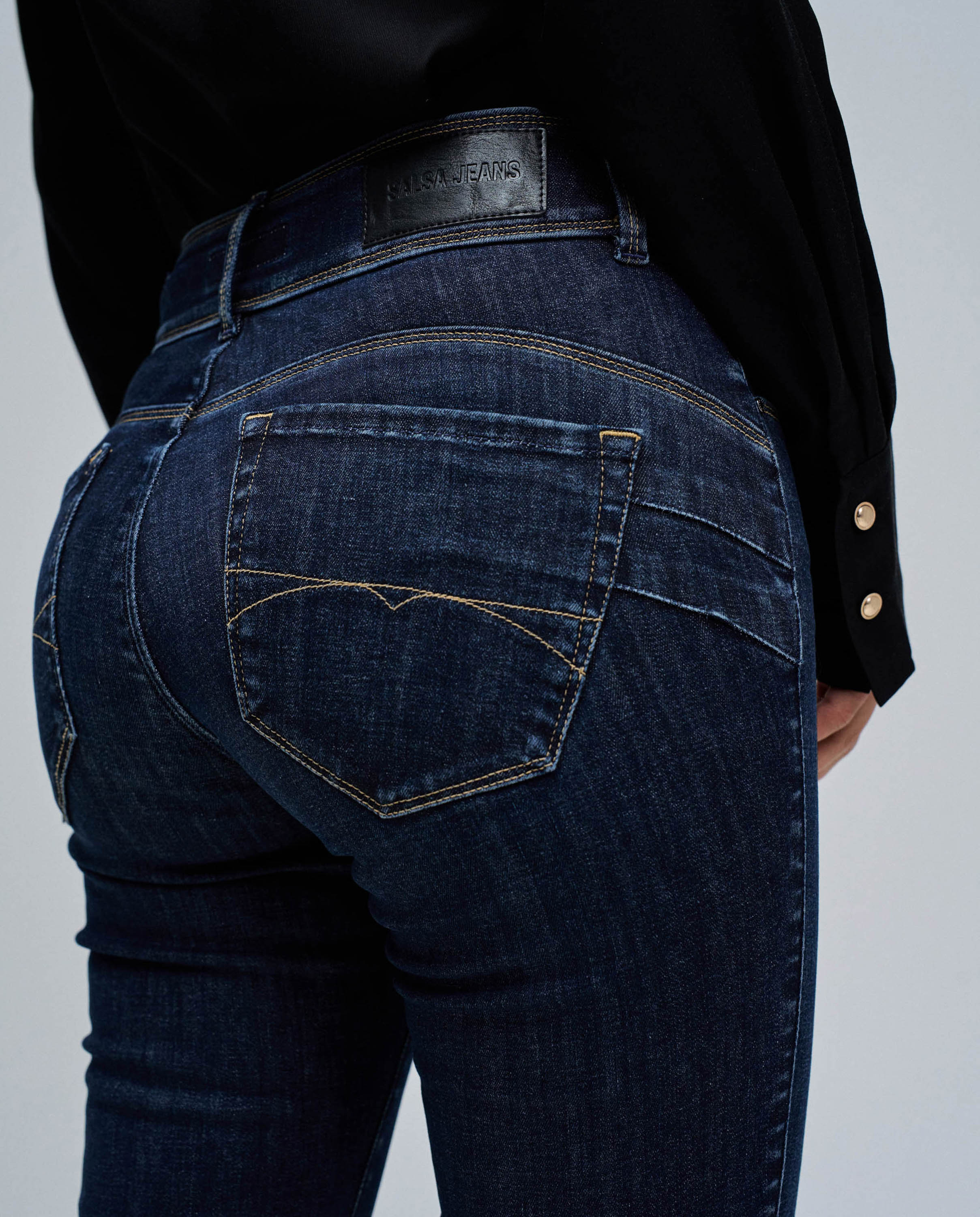 Jeans Secret Push In Skinny Azul-4