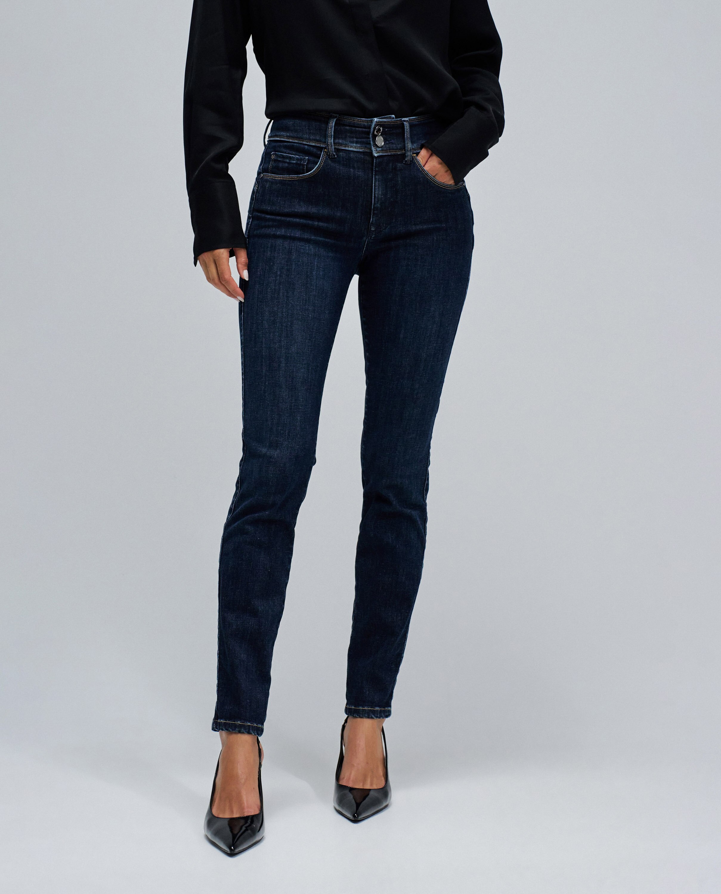 Jeans Secret Push In Skinny Azul-5