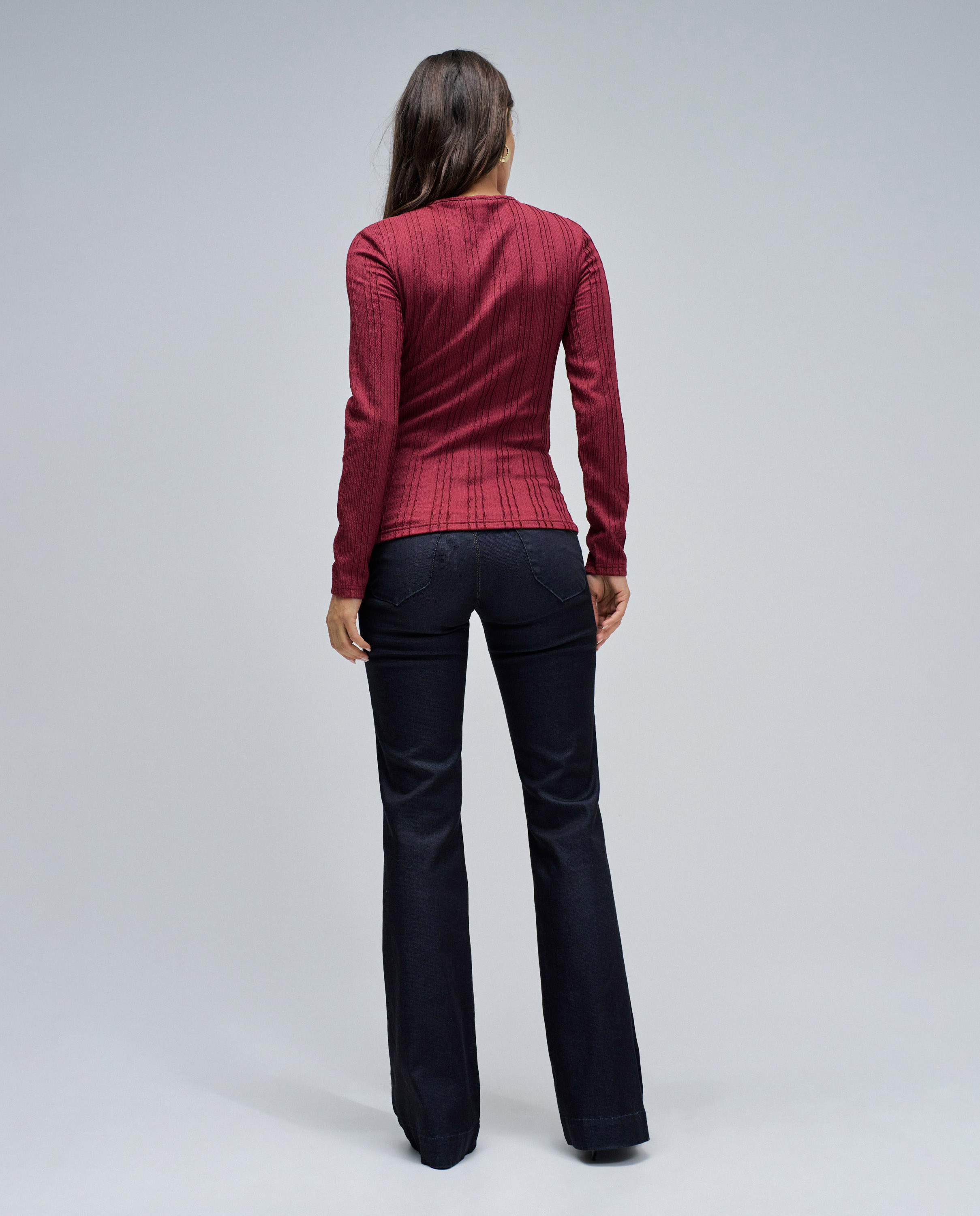 Camisola Texturizada Vermelho-3