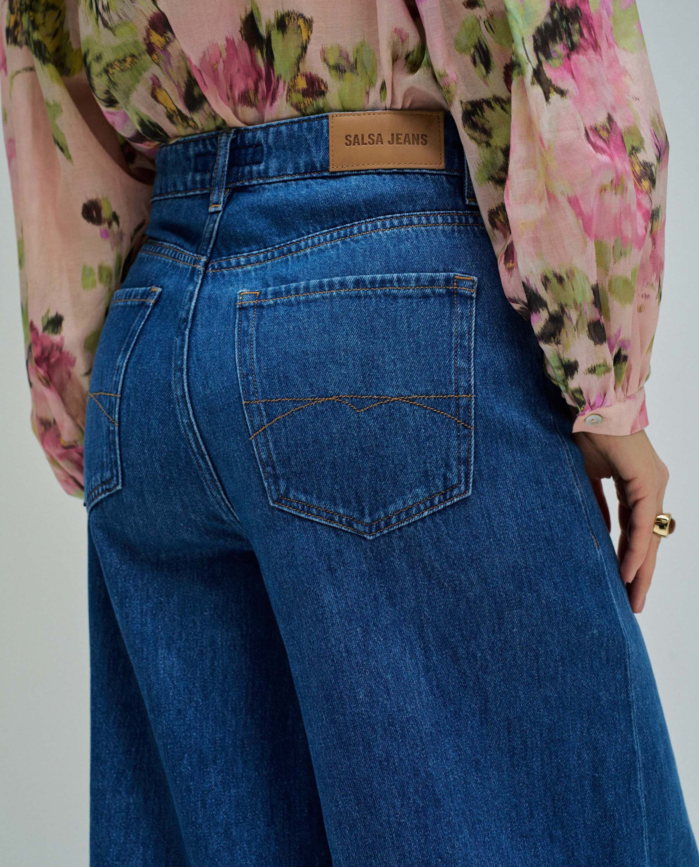 Jeans Largos Azul denim-4