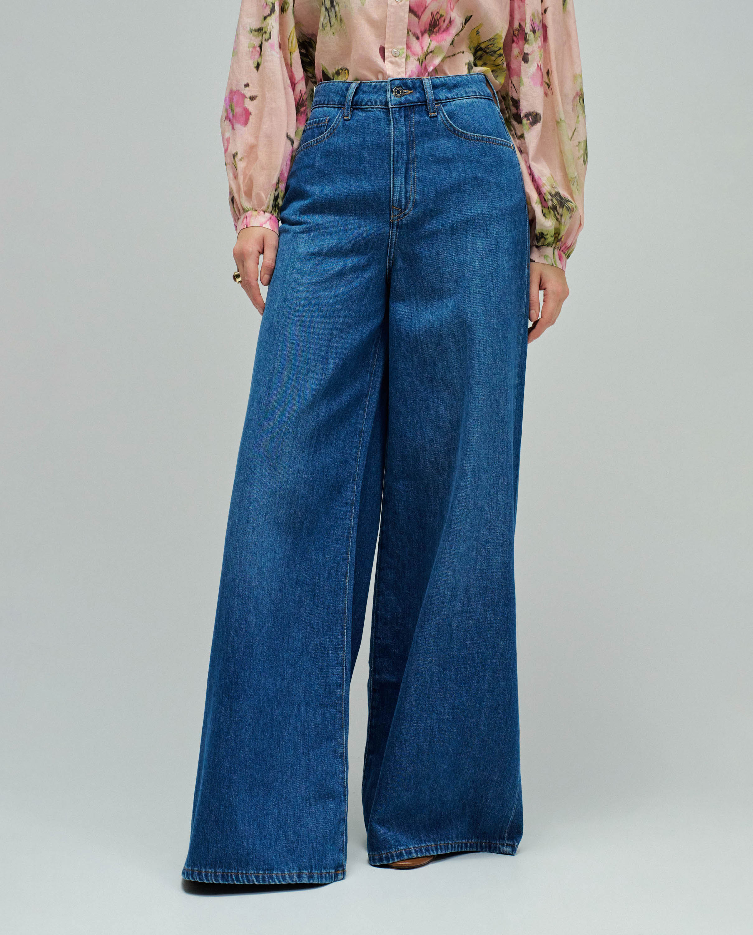 Jeans Largos Azul denim-5