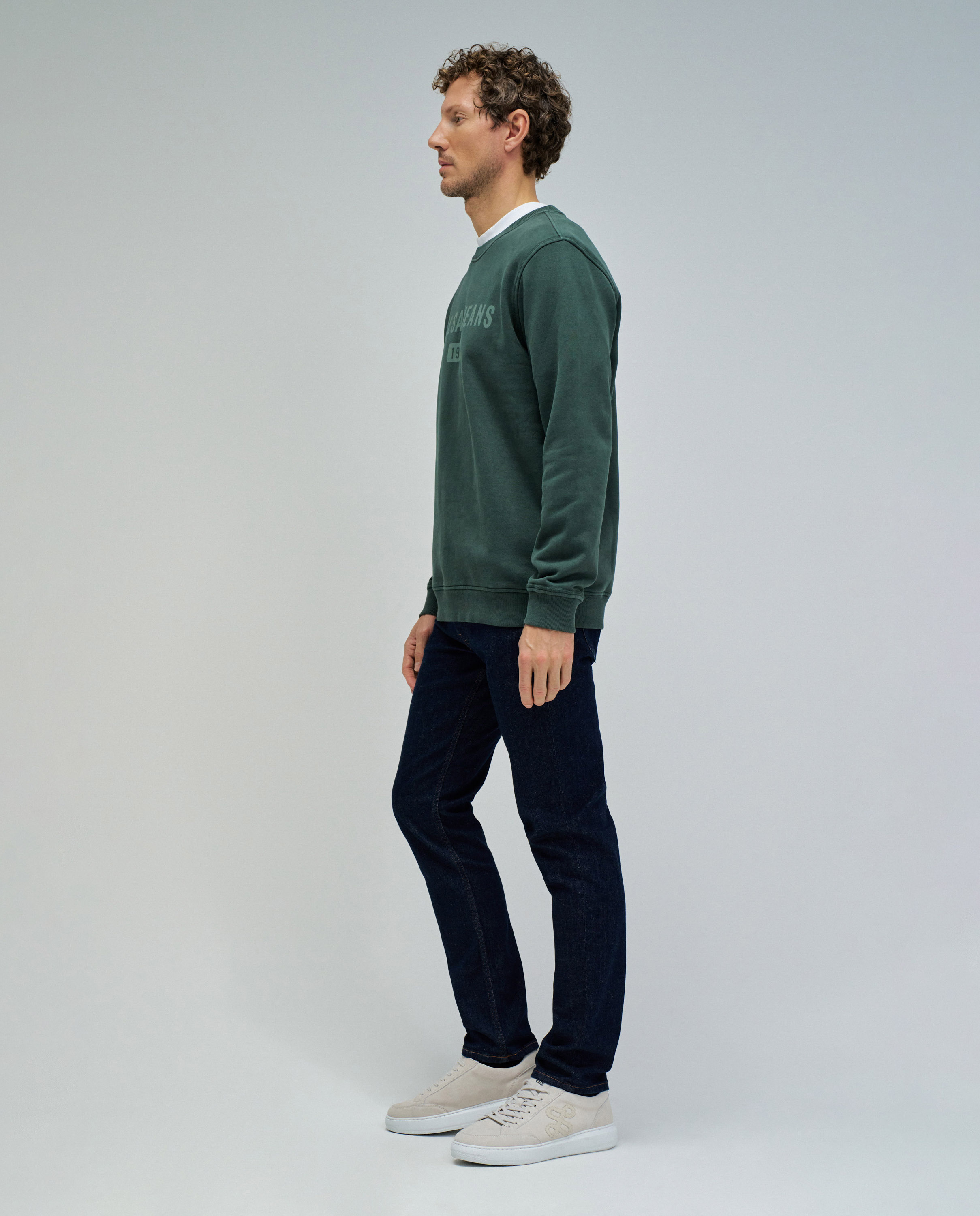 Sweatshirt com Branding Verde-2