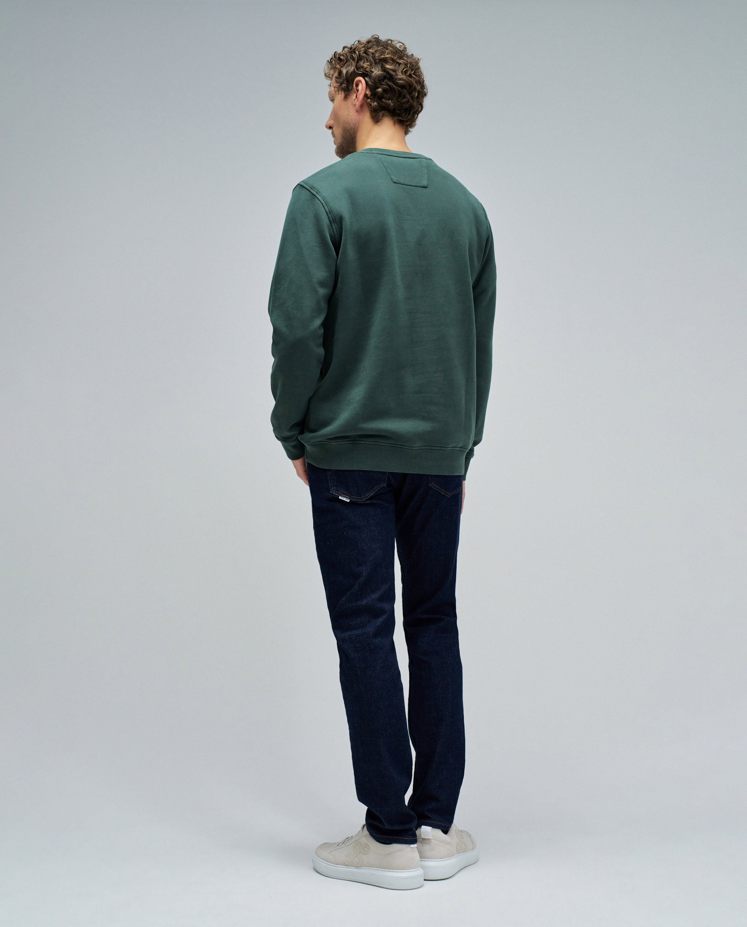 Sweatshirt com Branding Verde-3