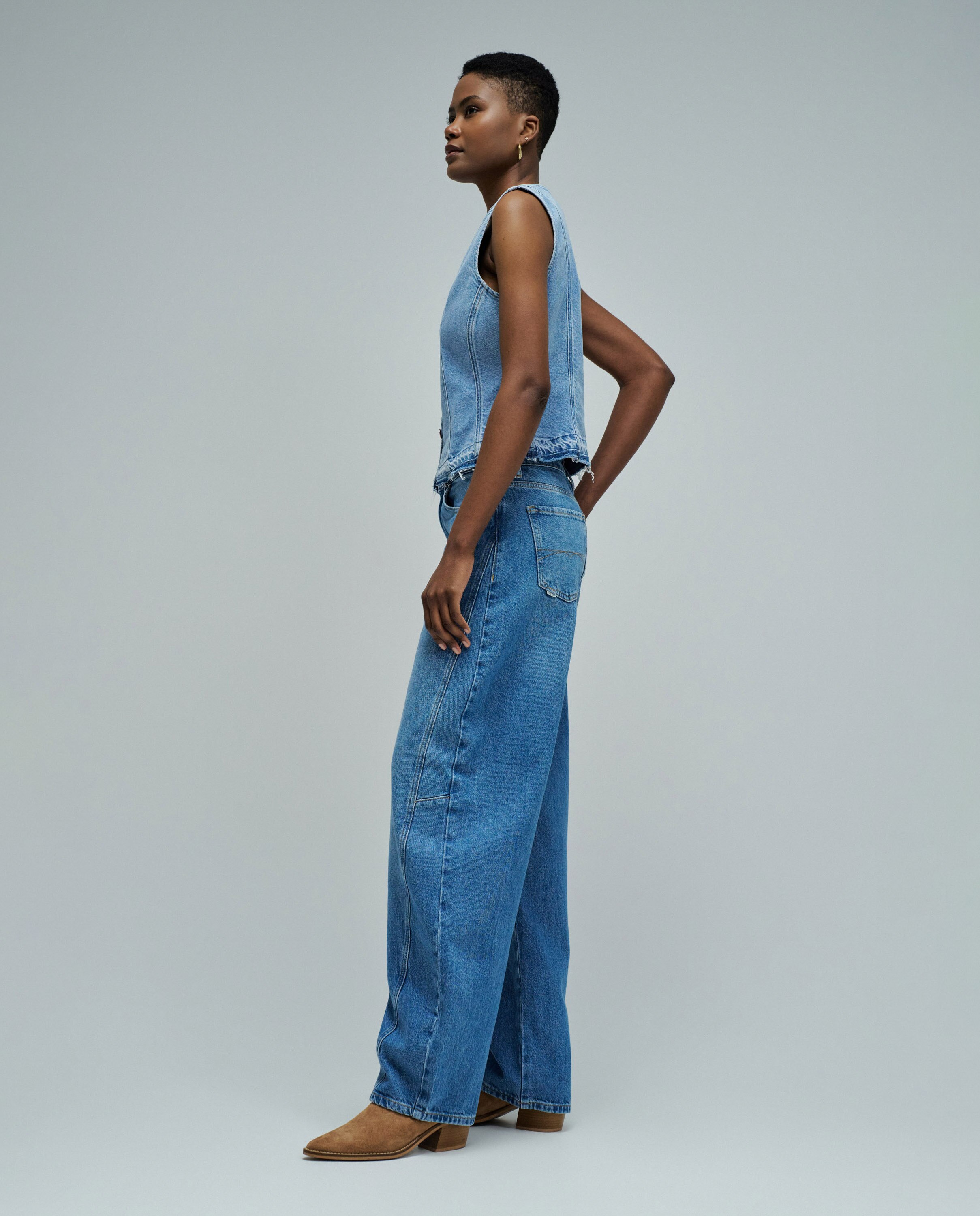 Colete em Lightdenim Azul-2